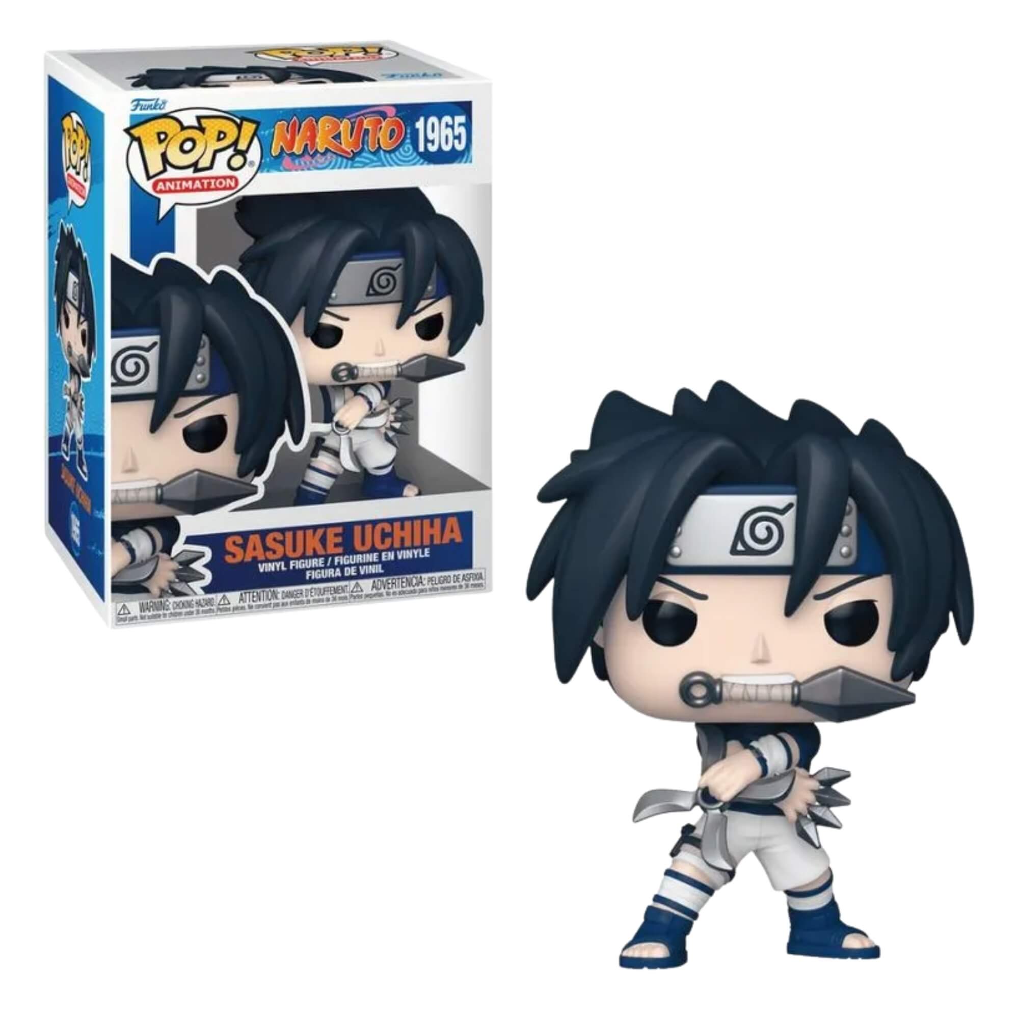 VAR Funko Pop! Personagens Icônicos de Naruto Shippuden e Clássico (Escolha o Personagem) Personagem:Sasuke