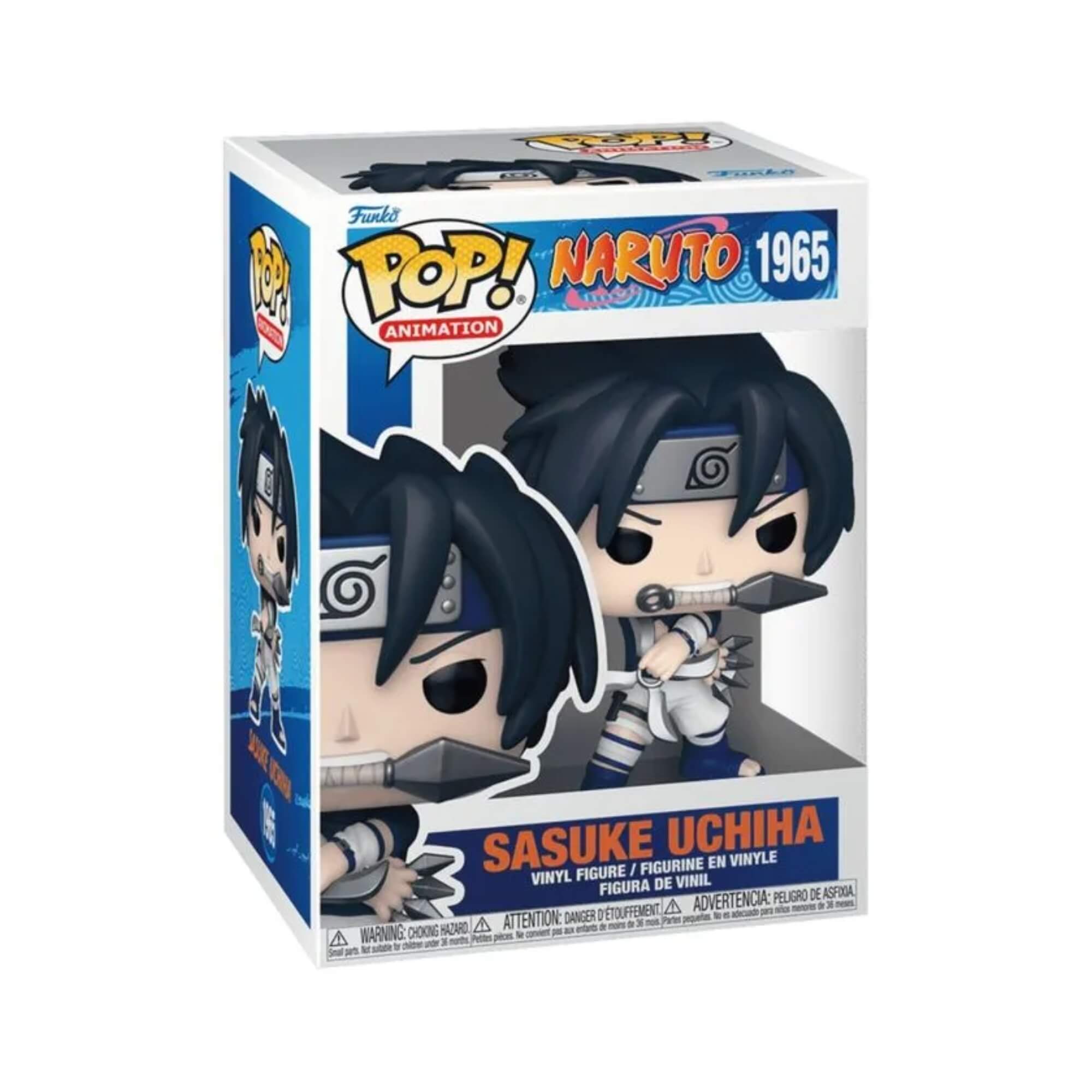 VAR Funko Pop! Personagens Icônicos de Naruto Shippuden e Clássico (Escolha o Personagem) Personagem:Sasuke