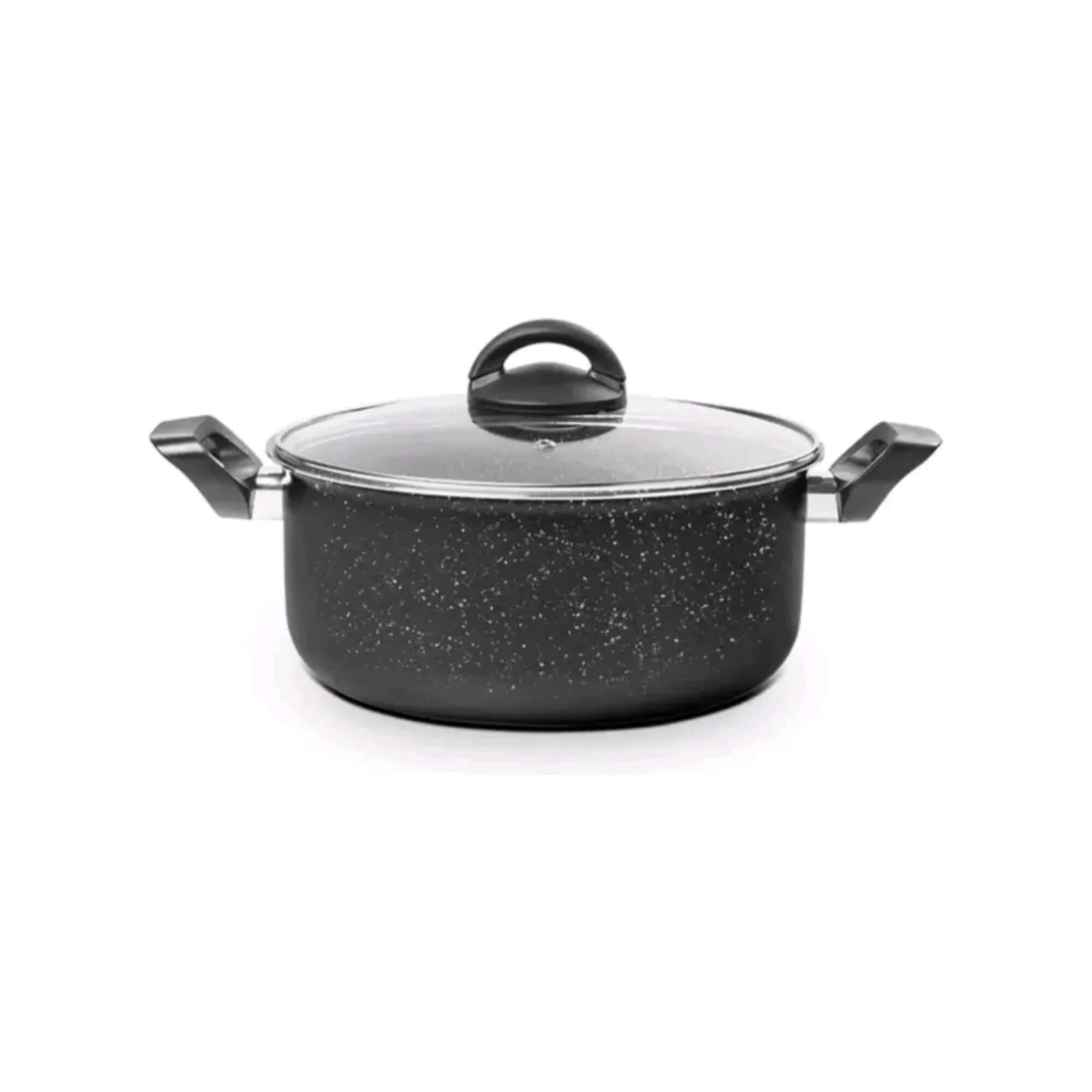Conjunto de Panelas 6 Peças Ceramic Life Suprema na cor Preta Brinox - 7306/102 (N/A)