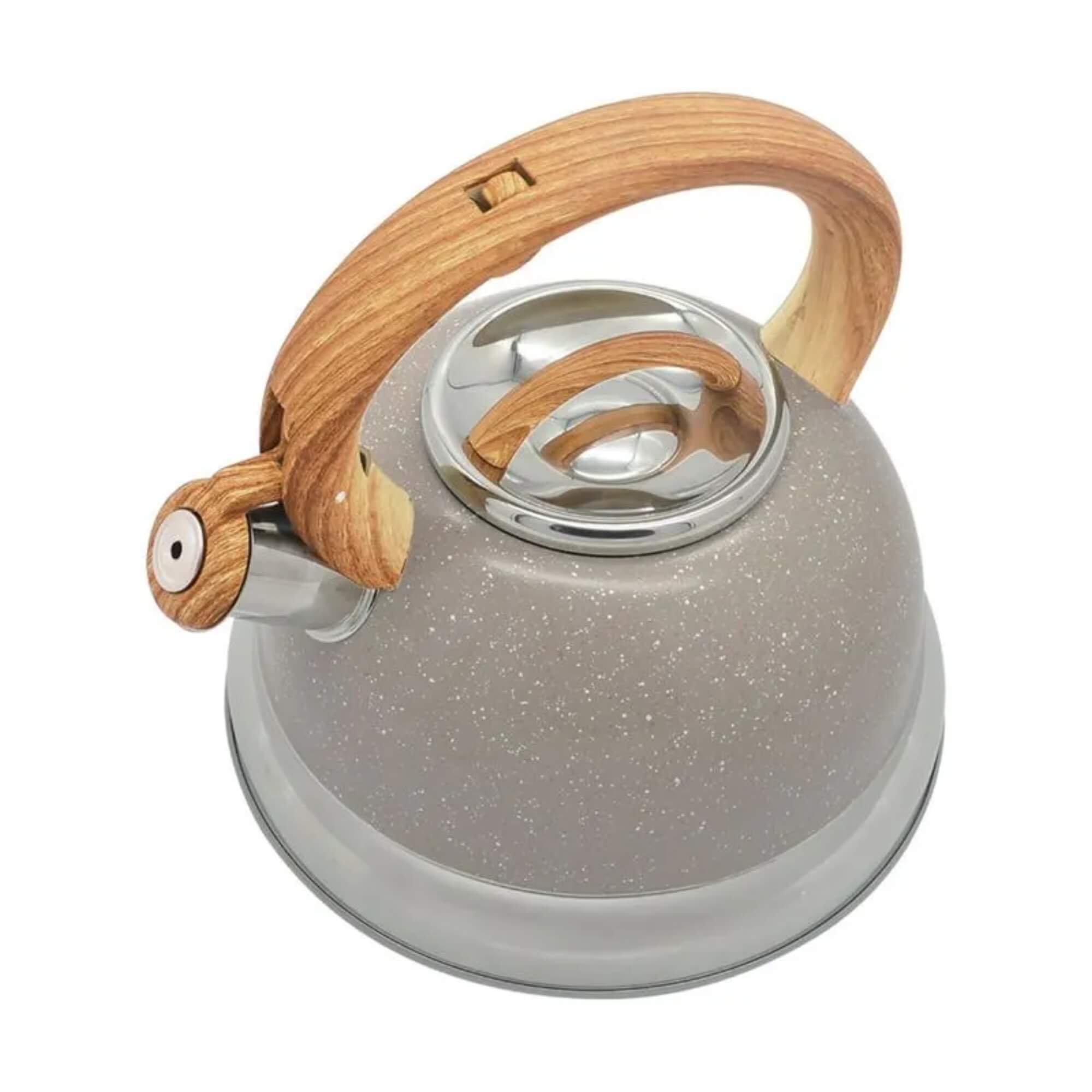 Chaleira de Inox com Indução e Apito 2,7 Litros Roma Areia Brinox - 4875/112