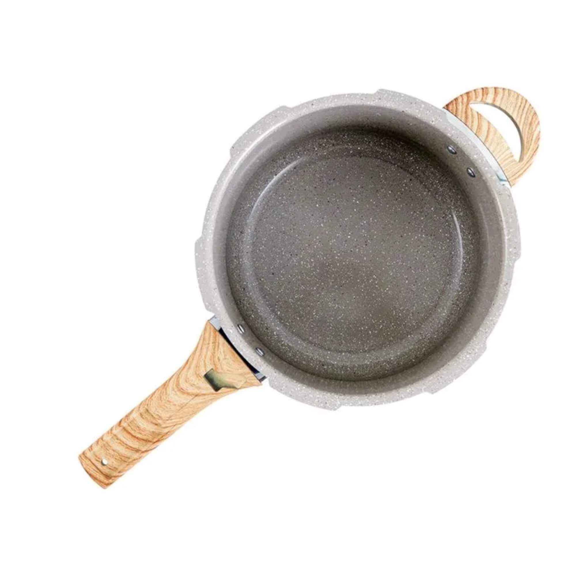 Panela de Pressão Indução Antiaderente Ceramic Life Pressure 4,2 Litros Areia Brinox - 4952/105
