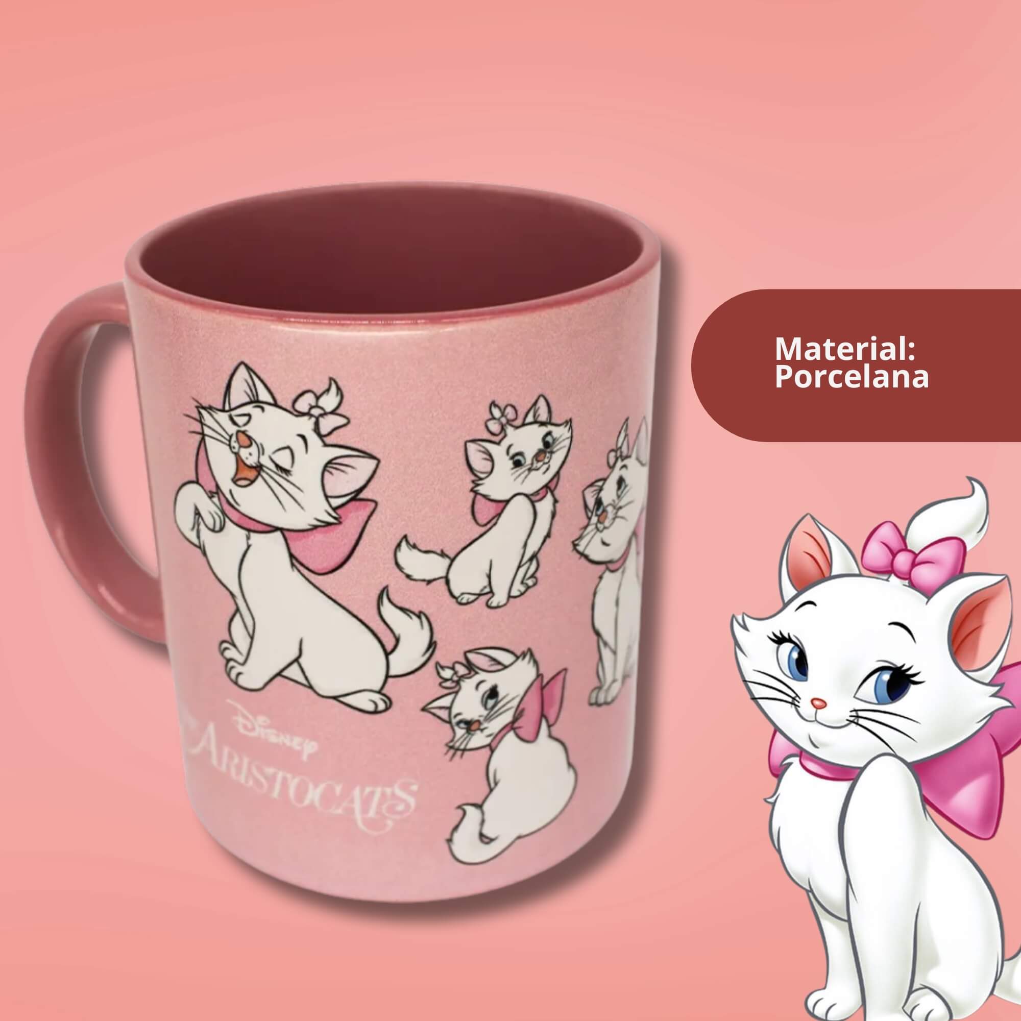 Caneca Pop Gatinha Marie Disney 350ml Zona Criativa - 10024902