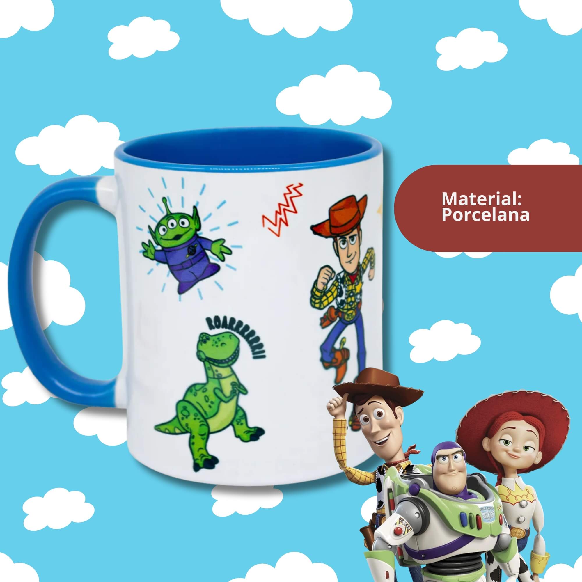 Caneca Pop Toy Story Disney 350ml Zona Criativa - 10025071