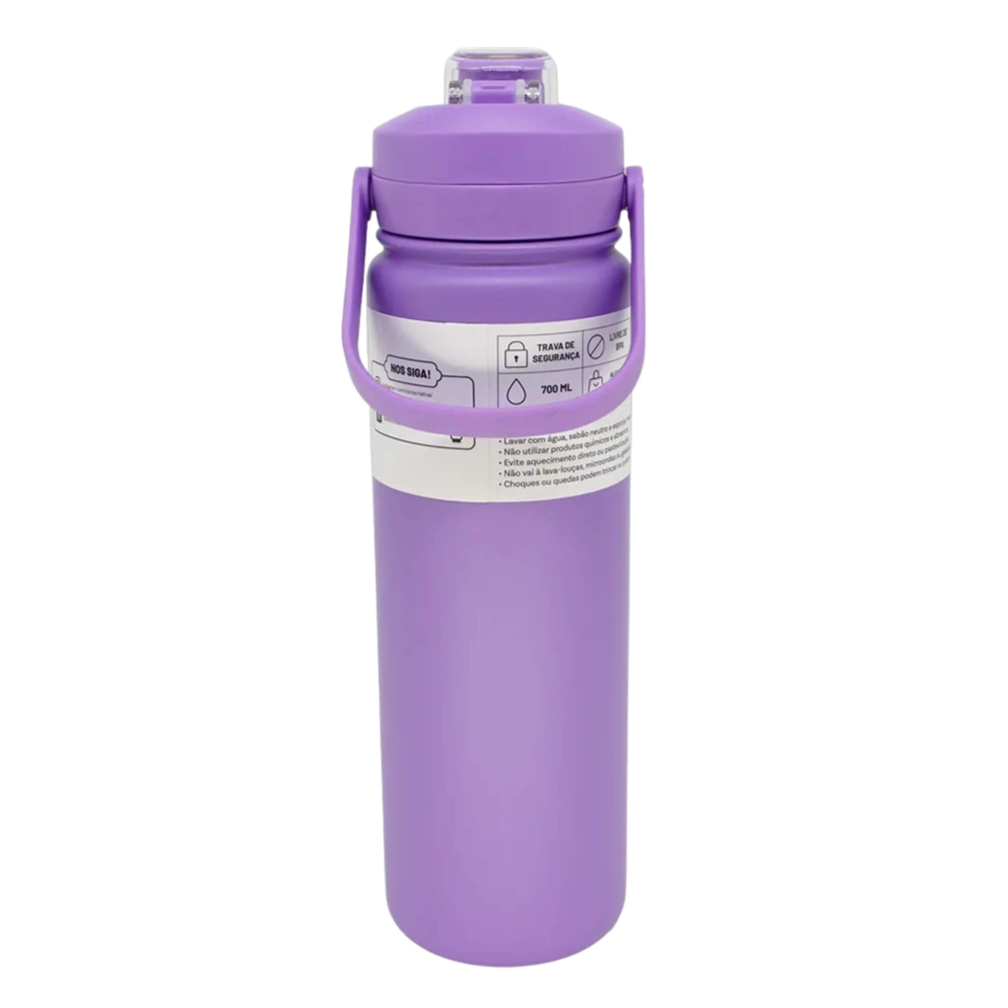 Garrafa Térmica Vita Açai 700ml Zona Criativa - 10073097