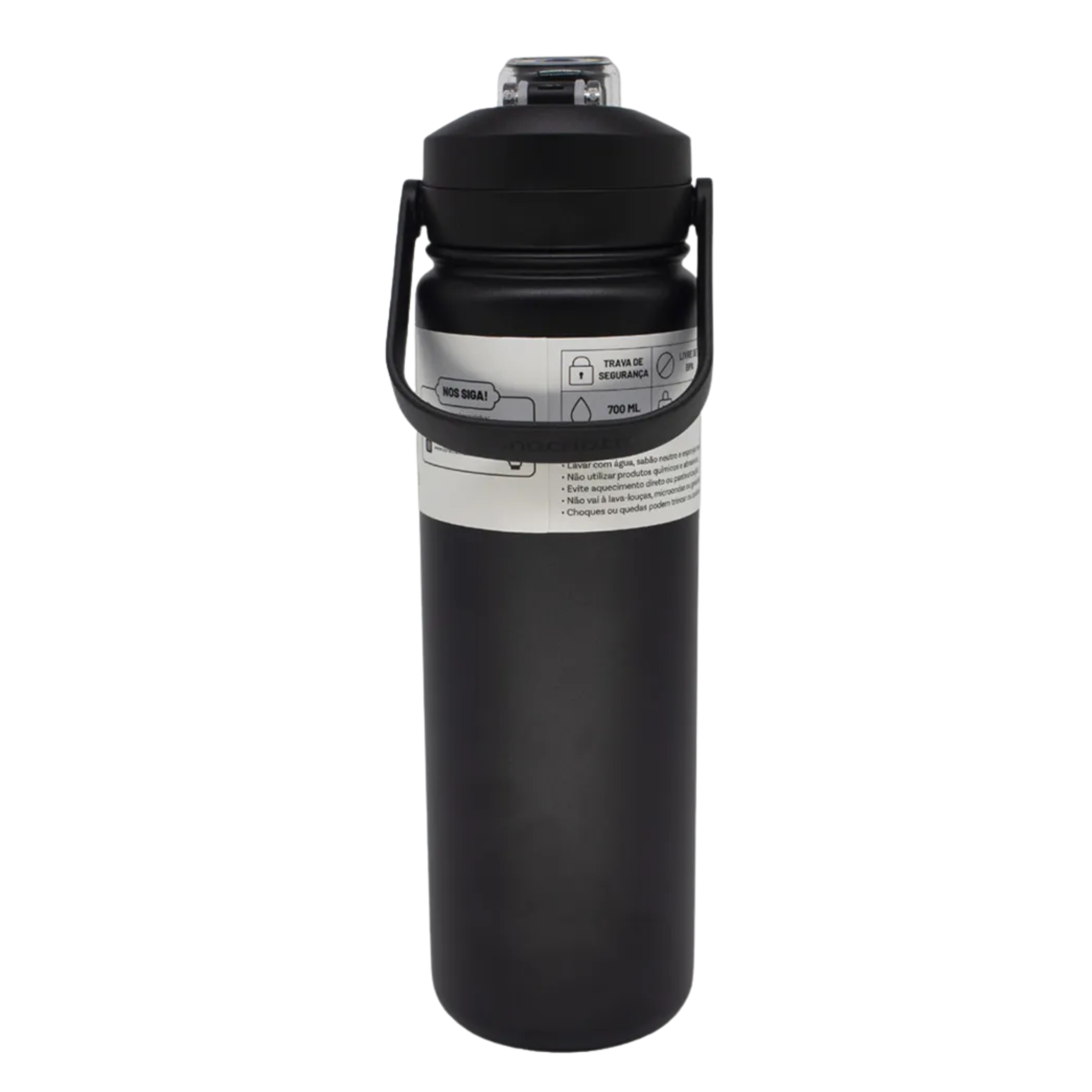 Garrafa Térmica Vita Nanquim 700ml Zona Criativa - 10073098