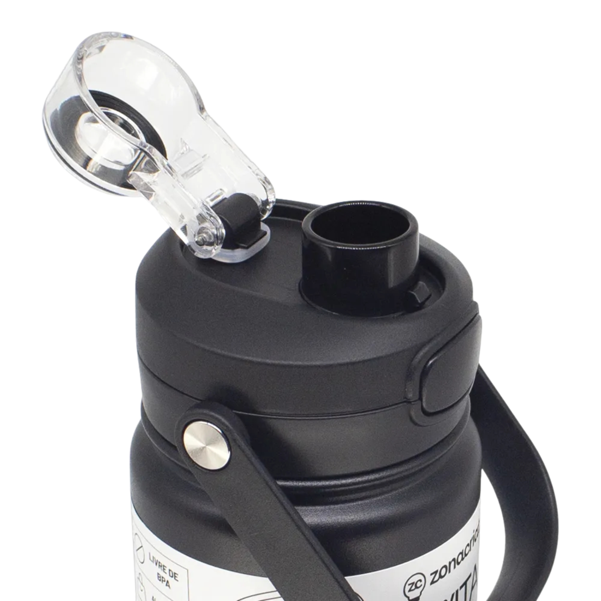 Garrafa Térmica Vita Nanquim 700ml Zona Criativa - 10073098