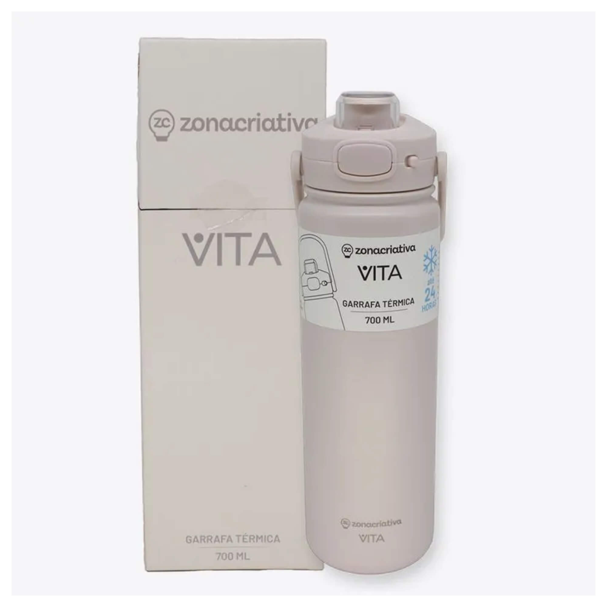Garrafa Térmica Vita Duna 700ml Zona Criativa - 10073099