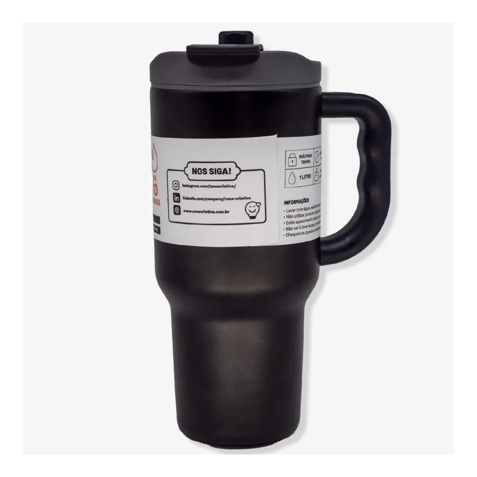 Copo Térmico Tumbler Vita Lunar 1L Zona Criativa - 10026108