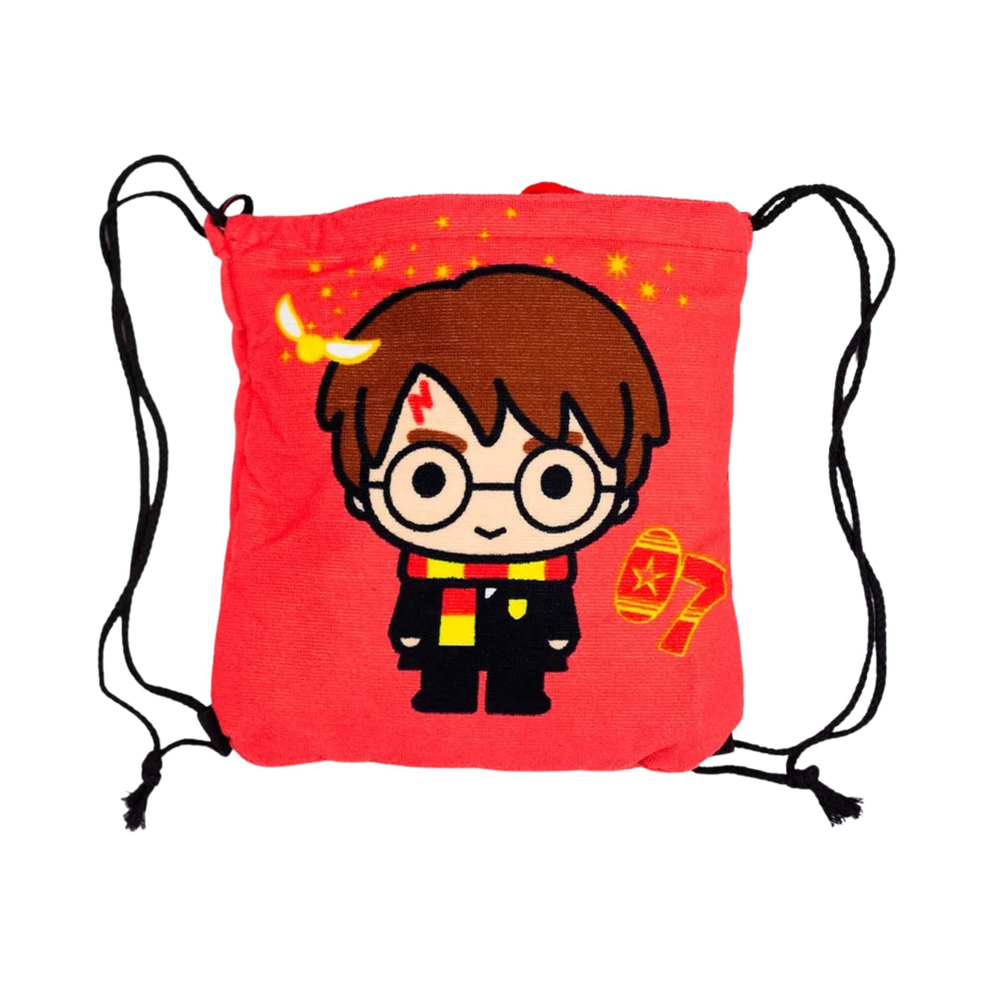 Toalha de Praia 2 em 1 Mochila Harry Potter Zona Criativa - 10073441