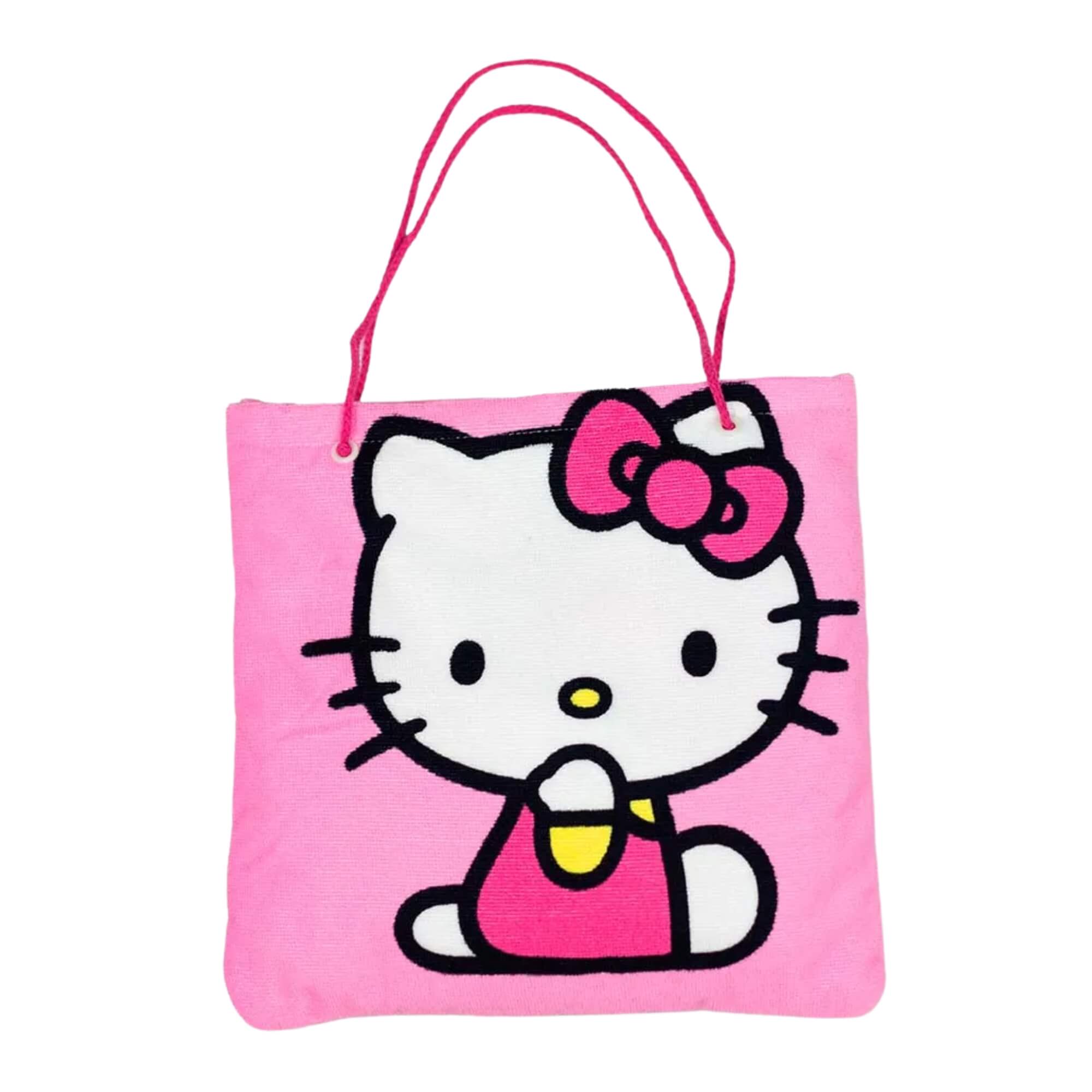 Toalha de Praia 2 em 1 Sacola Hello Kitty Zona Criativa - 10073445