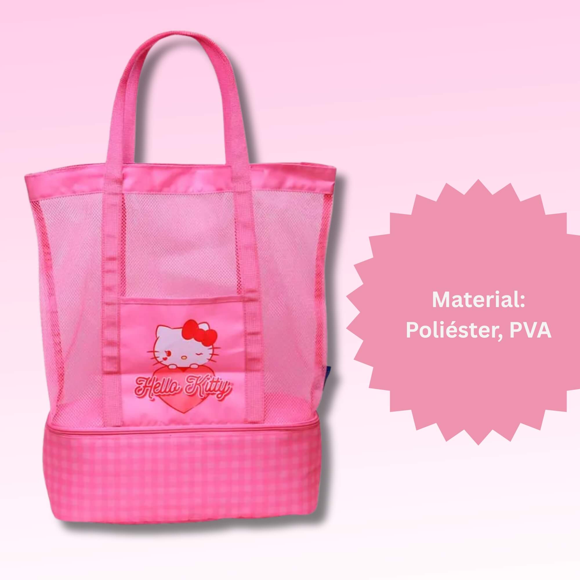 Bolsa de Praia com Compartimento Térmico Hello Kitty Zona Criativa - 10073476