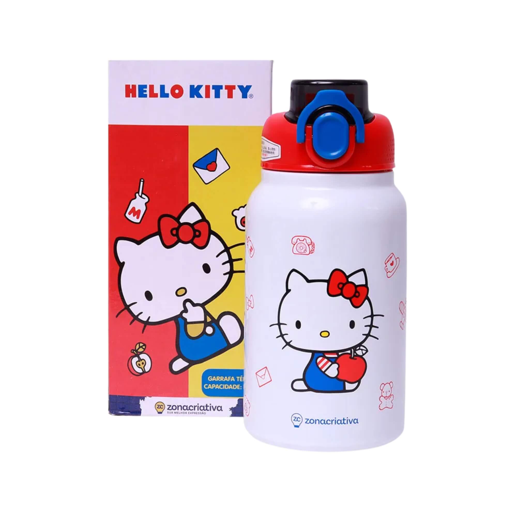 Garrafa Jupiter Hello Kitty 500ml Zona Criativa - 10073496