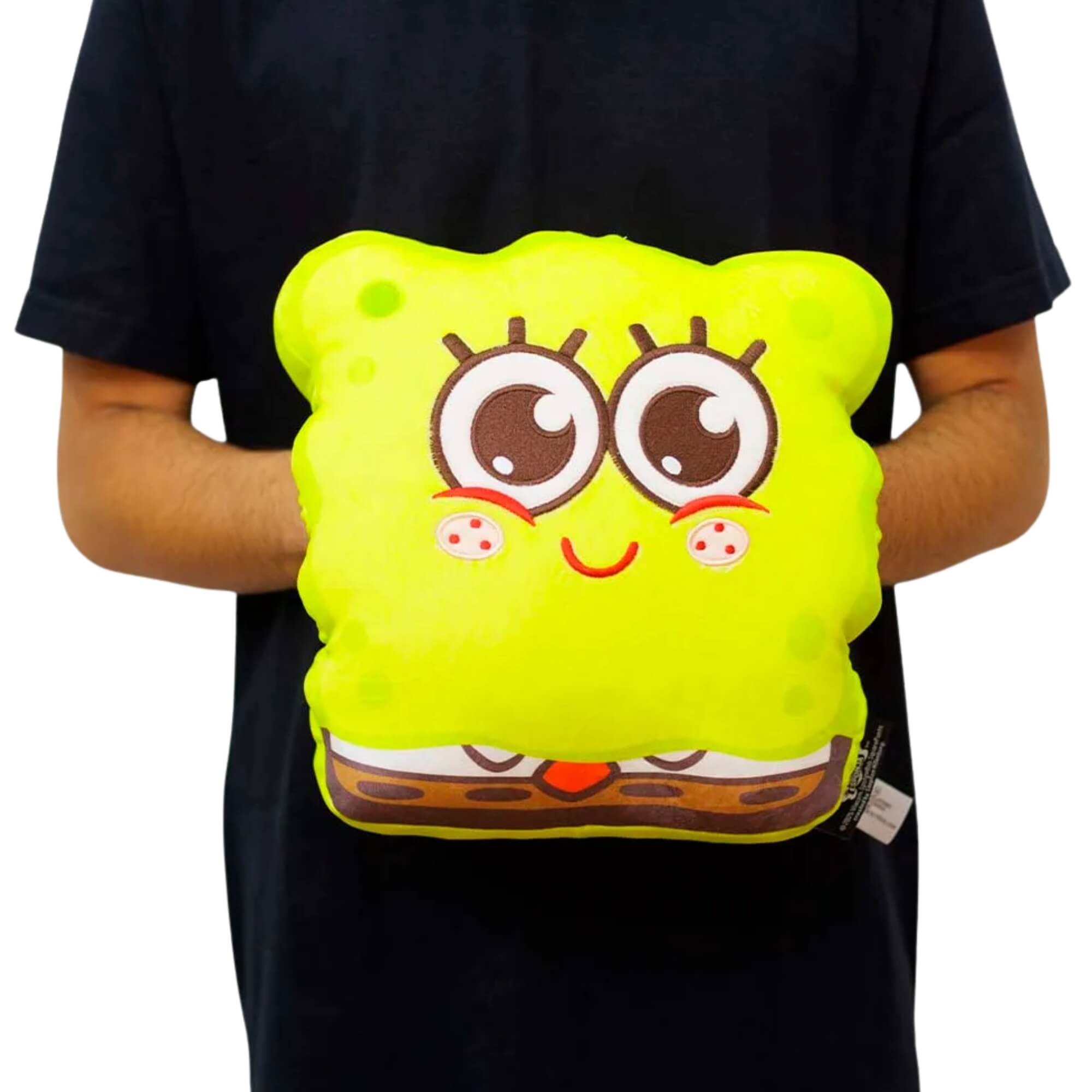 Almofada Formato Huggy Bob Esponja Zona Criativa - 10065465