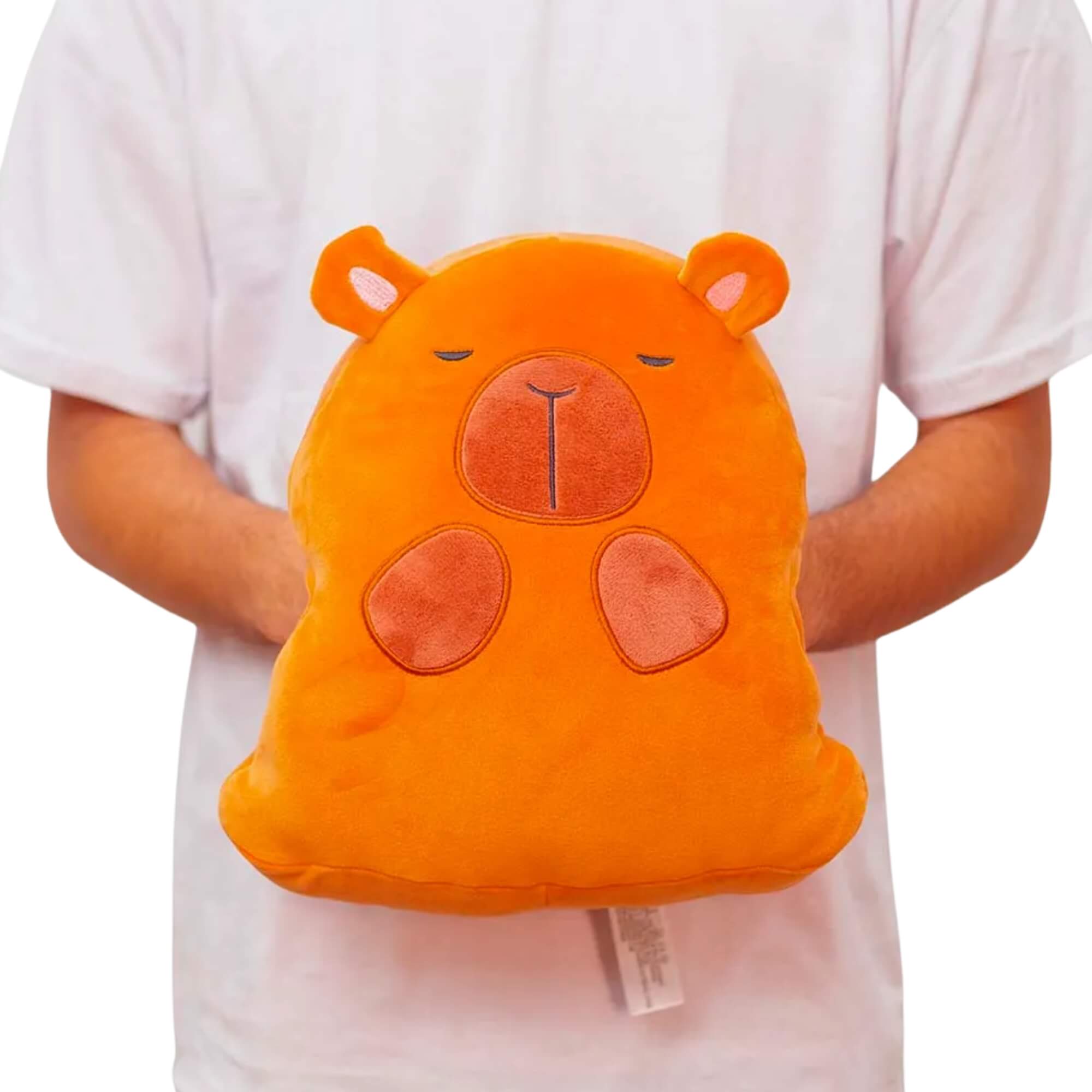 Almofada Formato Huggy Capivara Zona Criativa - 10065508