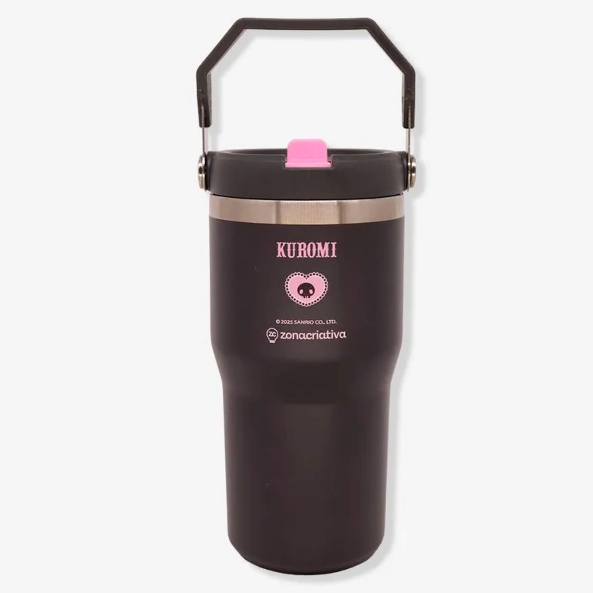 Copo Tumbler Hanger Kuromi 650ml Zona Criativa - 10026587