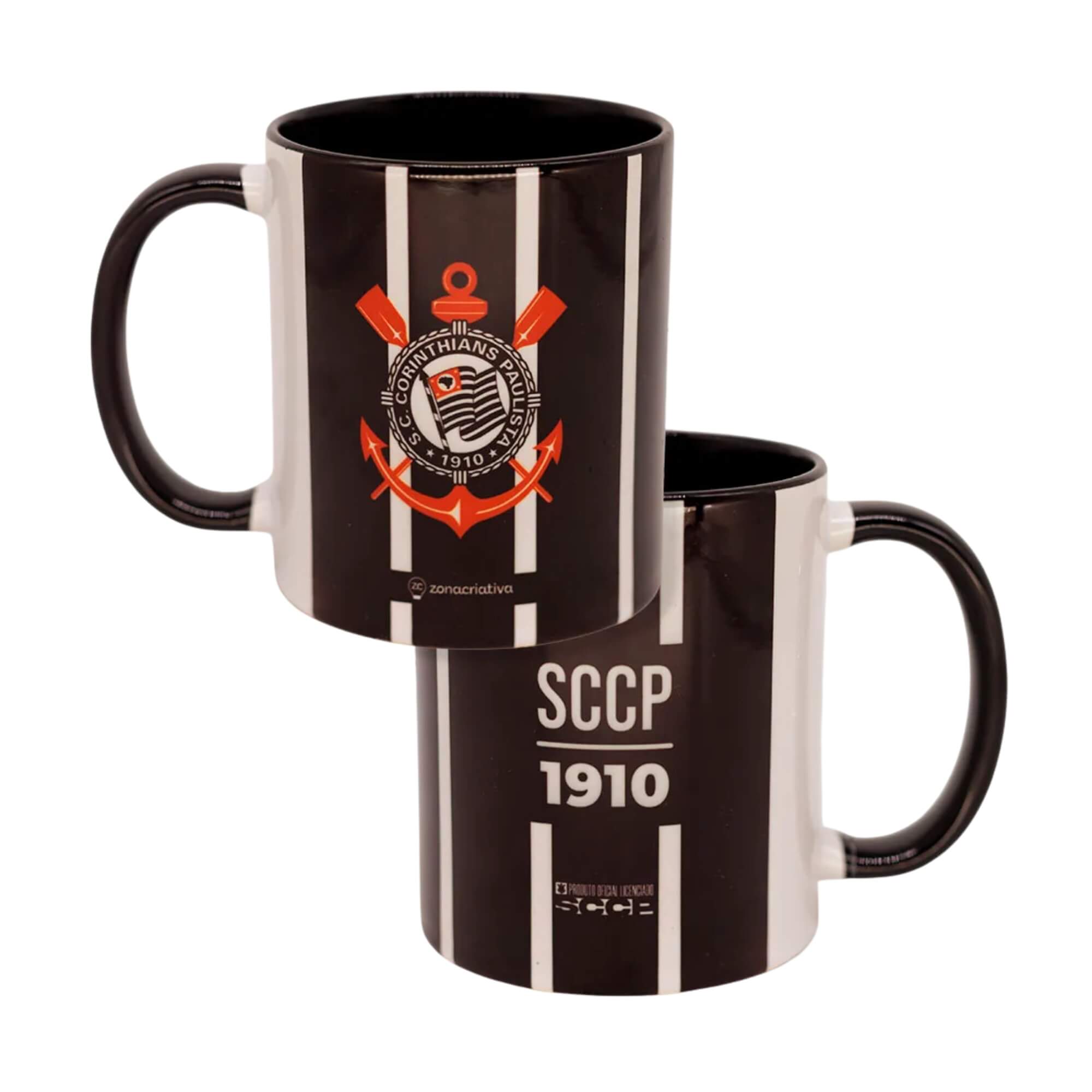Caneca Pop Corinthians 350ml Zona Criativa - 10026633