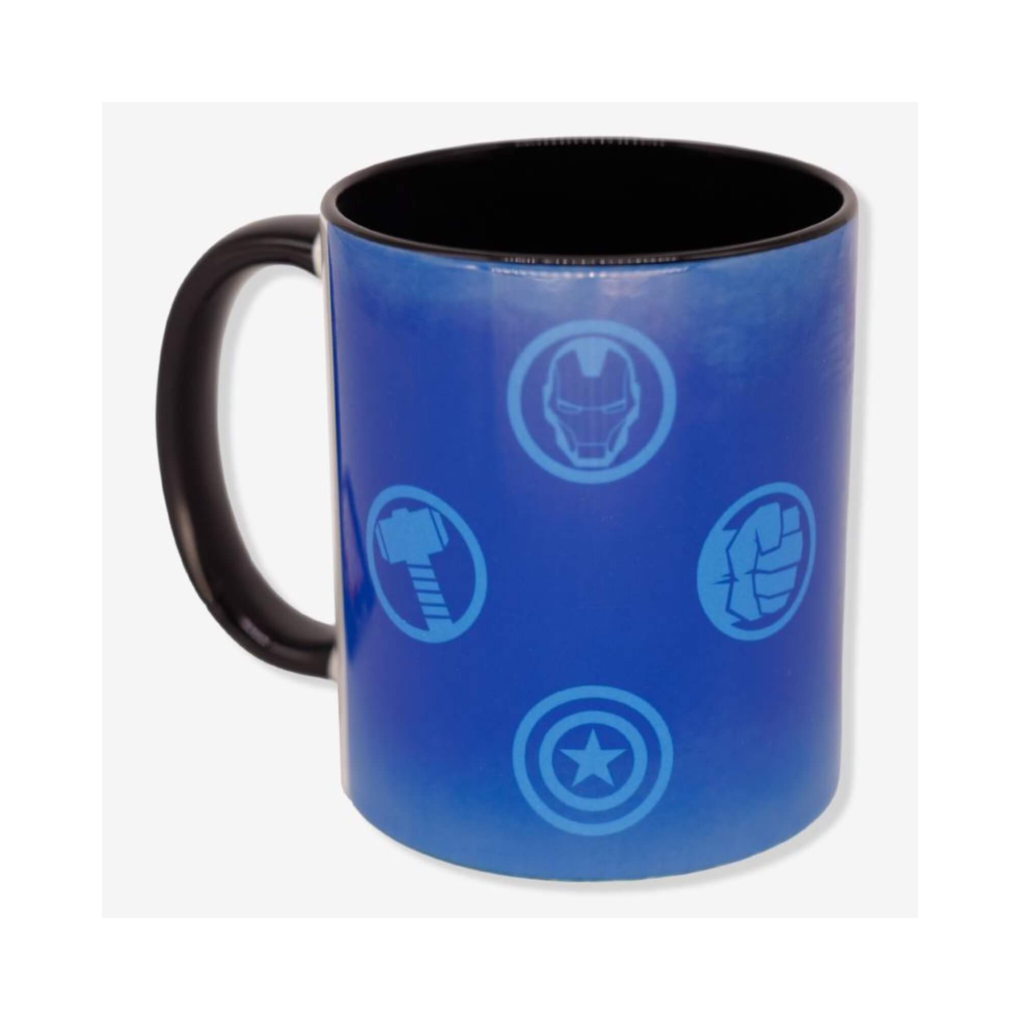 Caneca Pop 350ml Avengers Vingadores Logos Zona Criativa - 10026665