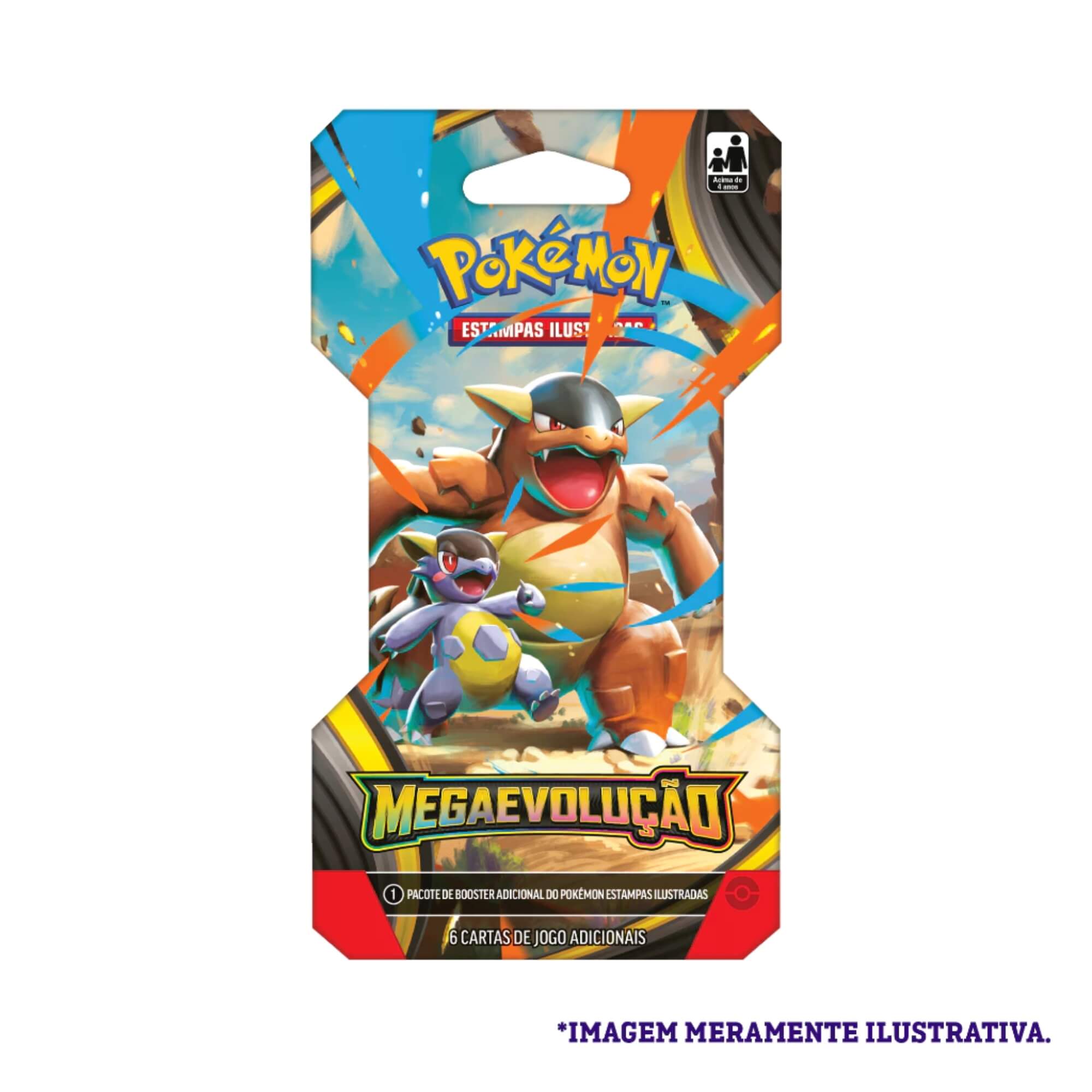 Pokemon ME01 Blister Unitário Megaevolução Caixa com 24 Unidades Copag - 35655