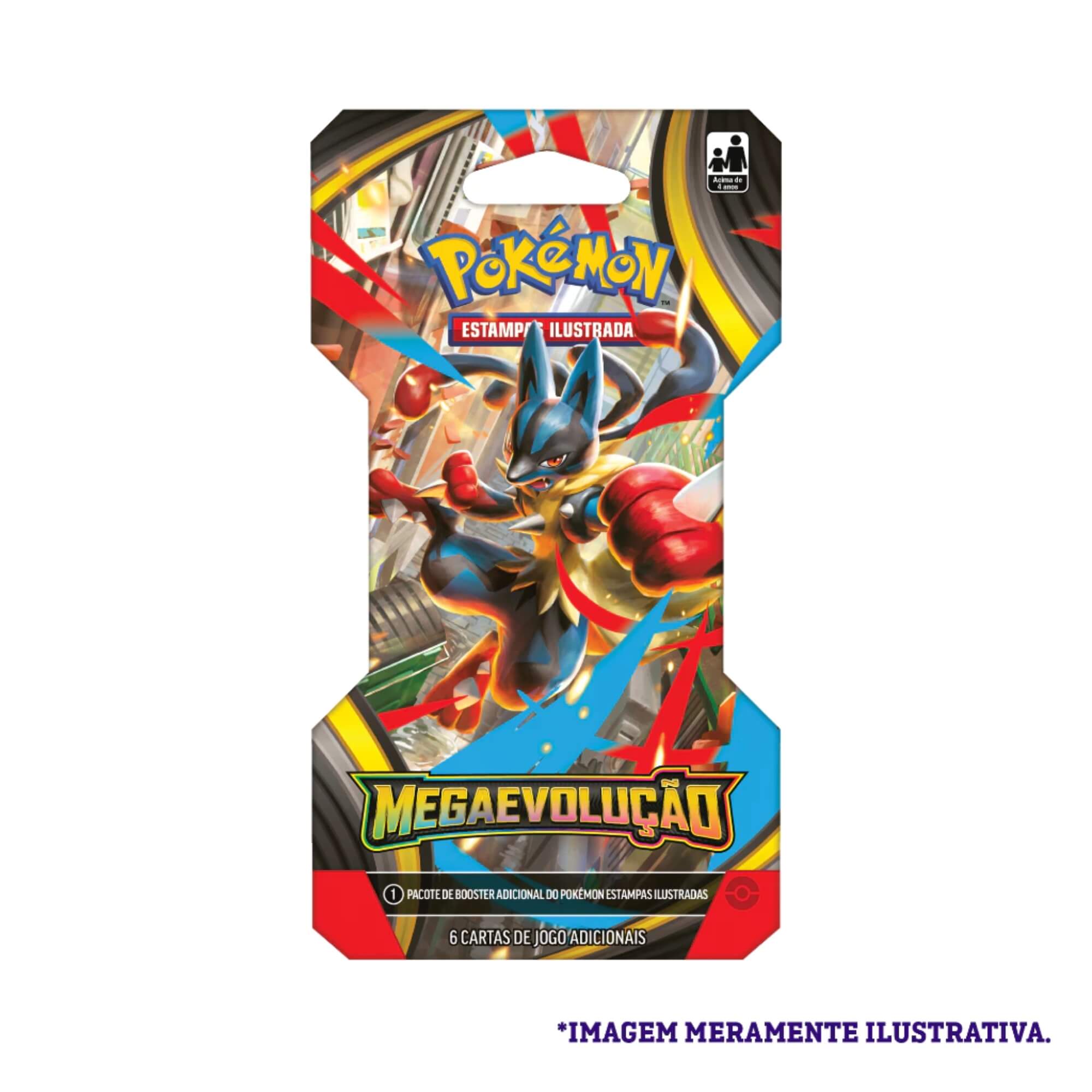 Pokemon ME01 Blister Unitário Megaevolução Caixa com 24 Unidades Copag - 35655