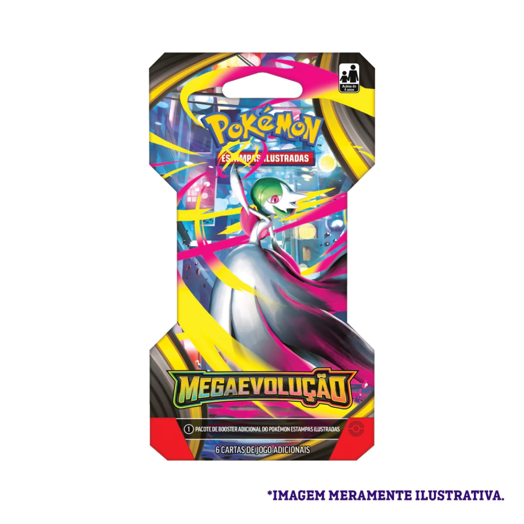 Pokemon ME01 Blister Unitário Megaevolução Caixa com 24 Unidades Copag - 35655