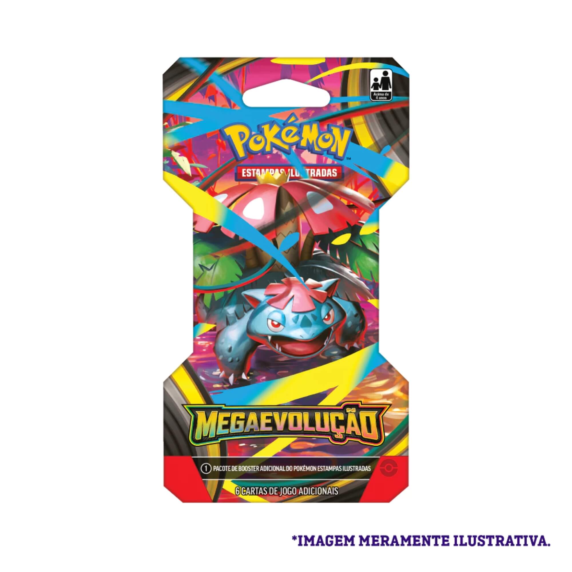 Pokemon ME01 Blister Unitário Megaevolução Caixa com 24 Unidades Copag - 35655