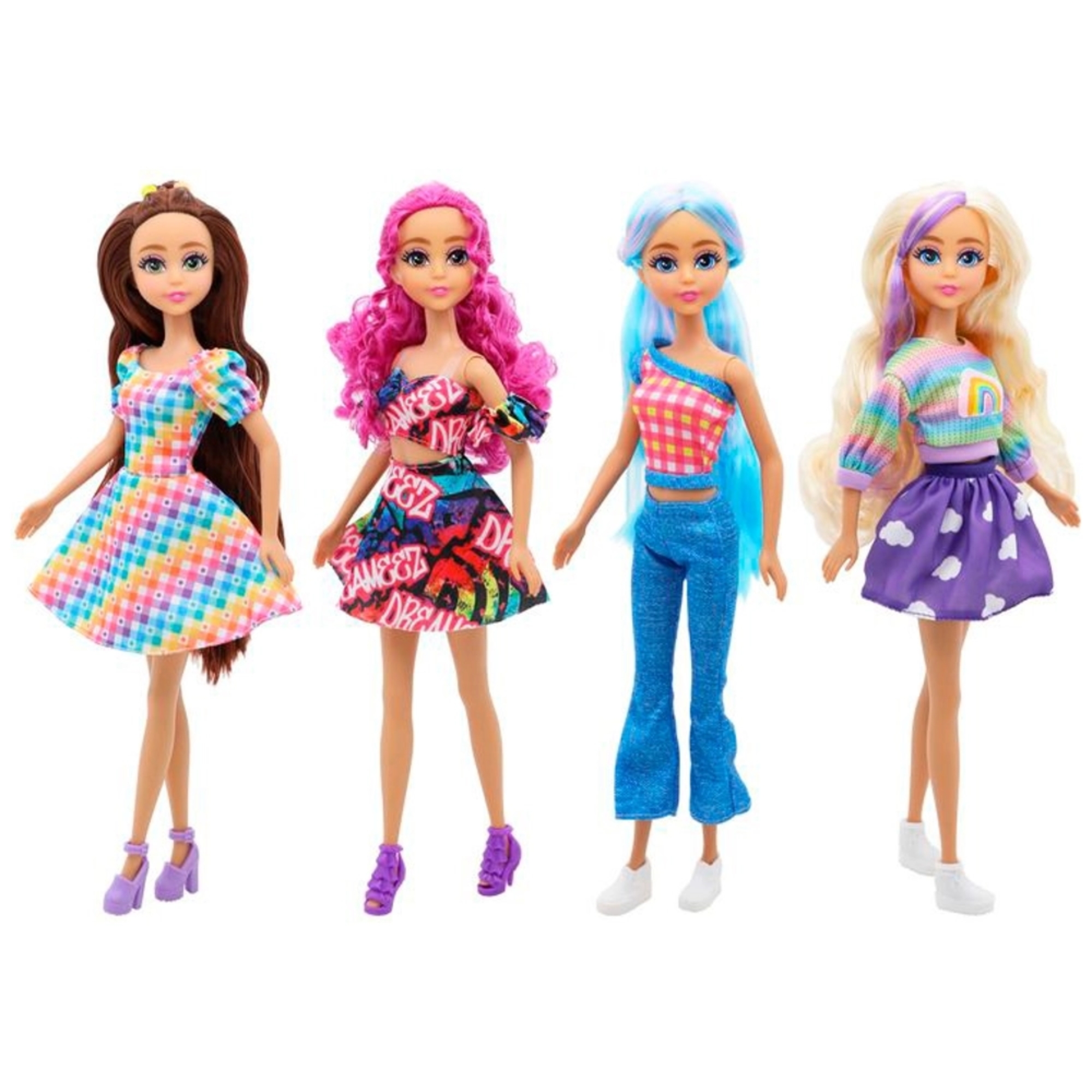Boneca Dreameez Fashion Doll Fashionista 29cm 1 Unidade Sortida e Unitária Multikids BR2489