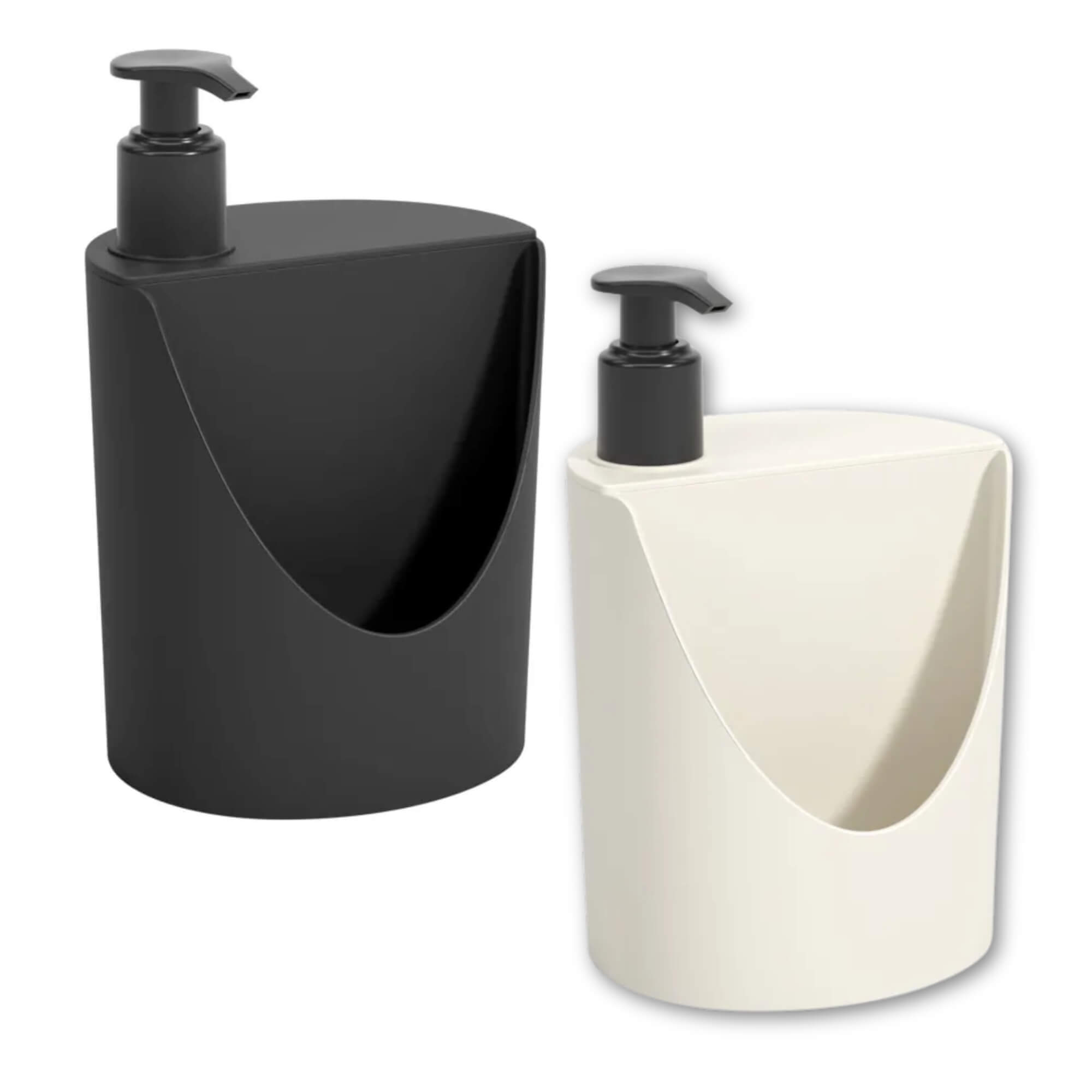 Dispenser para Detergente e Esponja Coza Basic 600ml Sortido e Unitário Brinox - 10837/8333