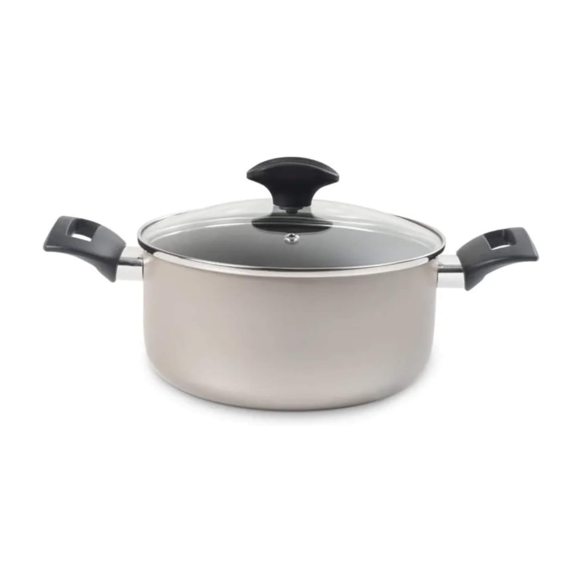 Conjunto de Panelas Antiaderente Ceramic Life Essence Champanhe 5 Peças Brinox - 7250/100
