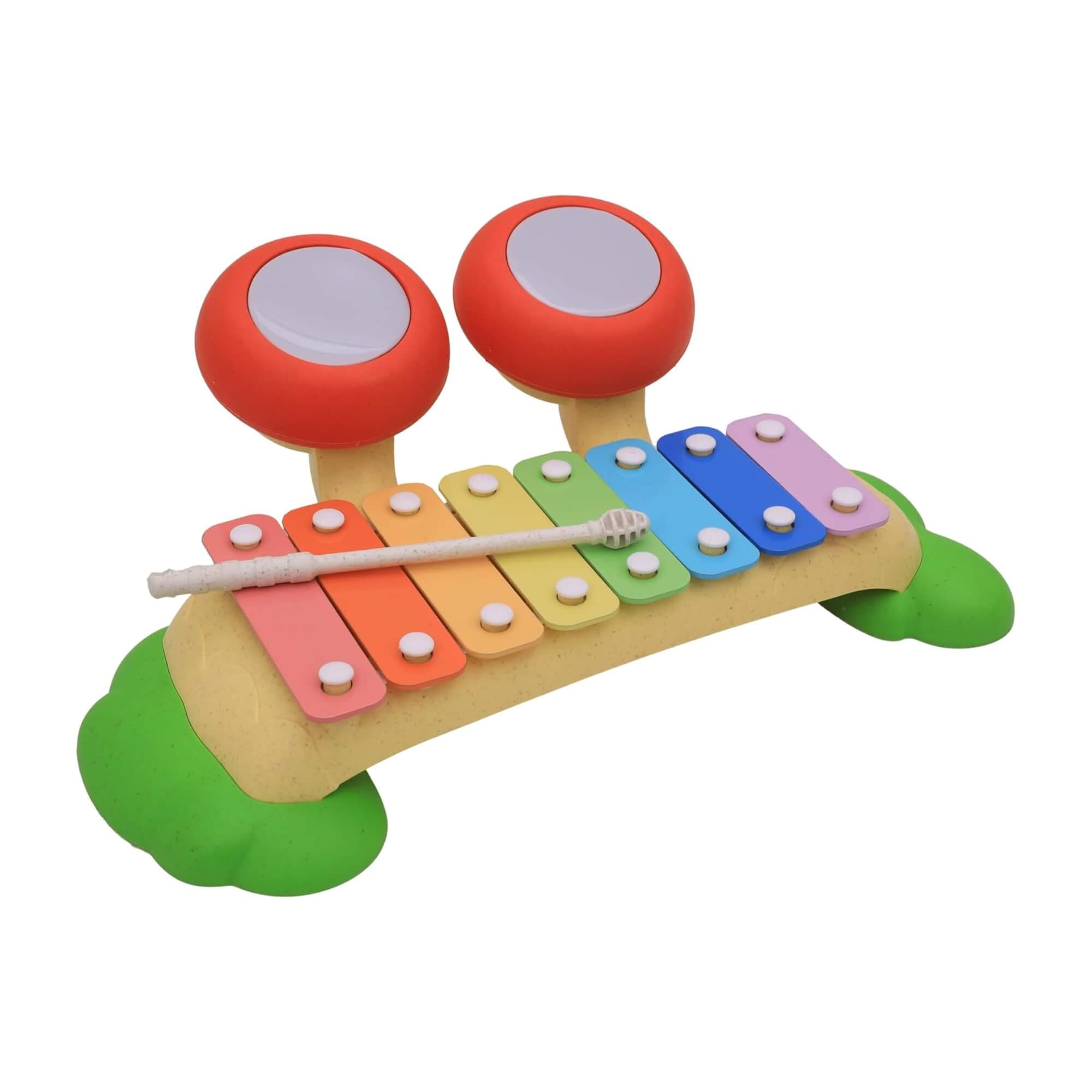 Brinquedo Infantil Xilofone com Tambor Colorido Zippy Toys - 10431
