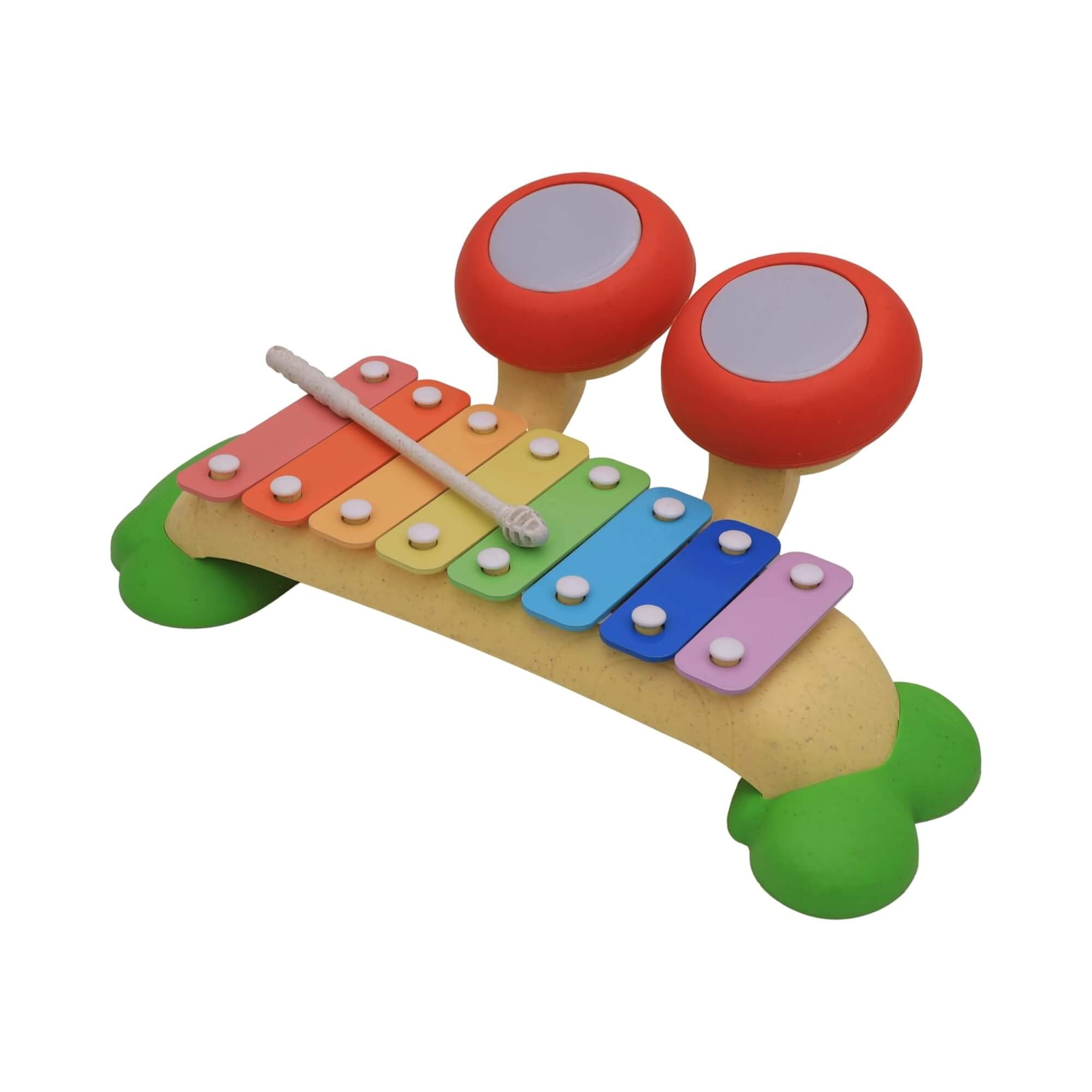Brinquedo Infantil Xilofone com Tambor Colorido Zippy Toys - 10431