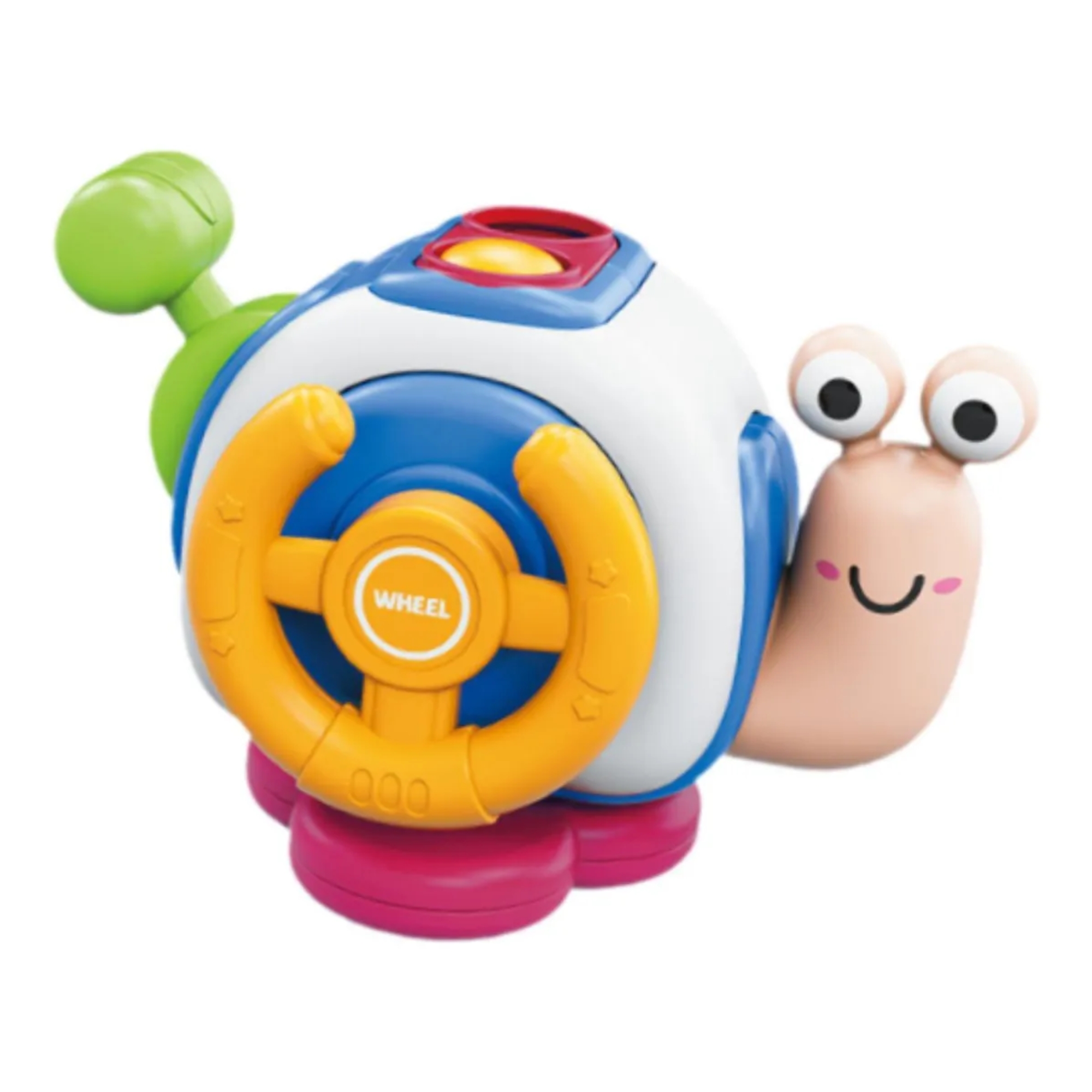 Caracol de Atividades Infantil com Som 5 em 1 Cubo de Atividades Zippy Toys - 11114