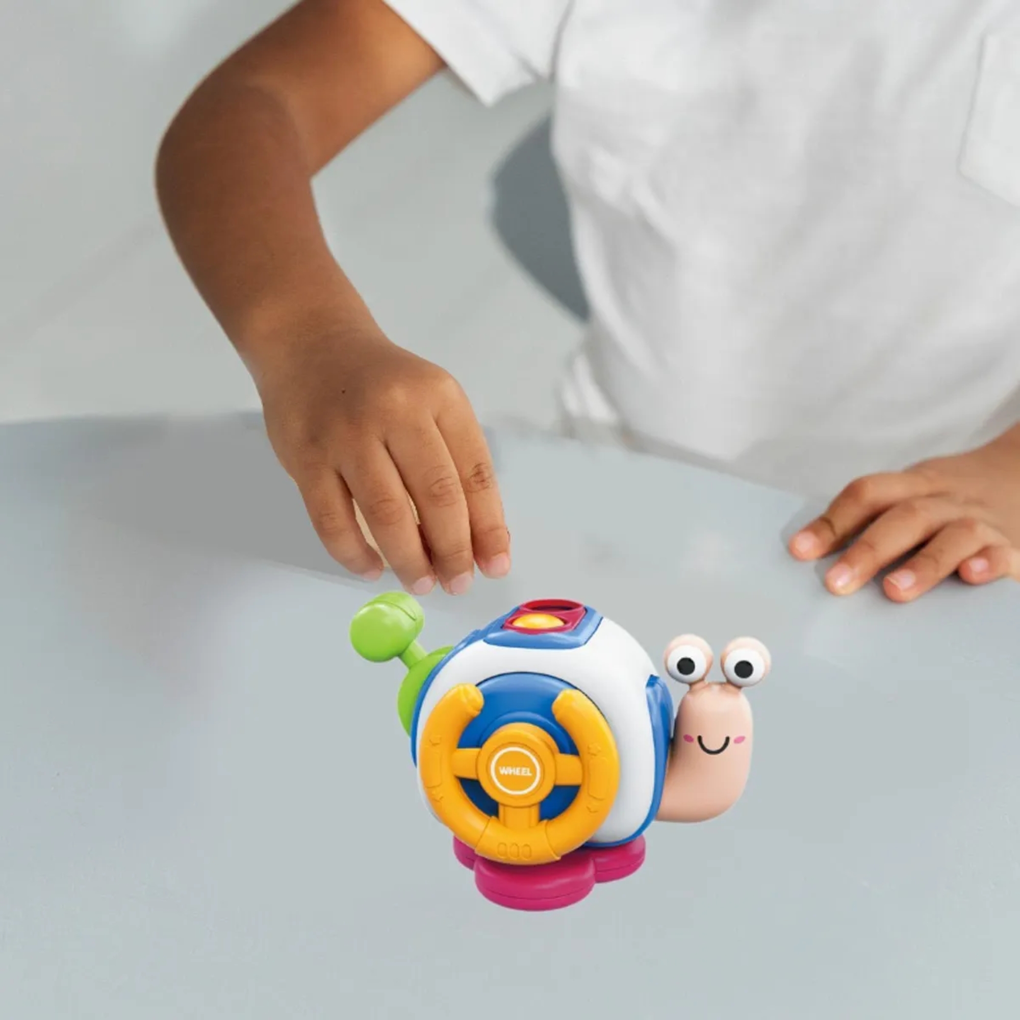Caracol de Atividades Infantil com Som 5 em 1 Cubo de Atividades Zippy Toys - 11114