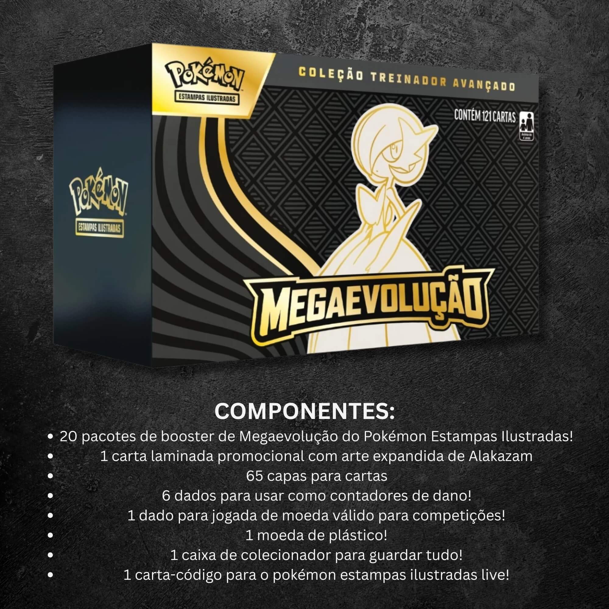 Box Pokemon Treinador Avançado Megaevolução Gardevoir Copag - 35663