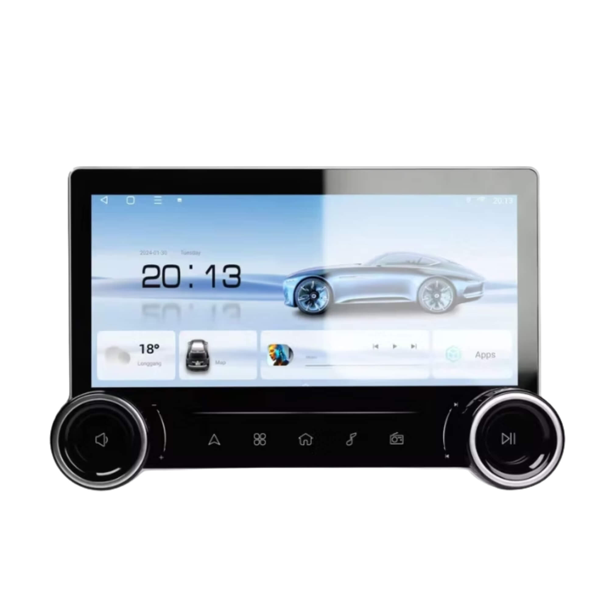 Multimídia 10" Pol Quadcore 2Gb 32Gb 4x60W RMS ESP/CP/AA S/FIO H-Tech - HT-9530C
