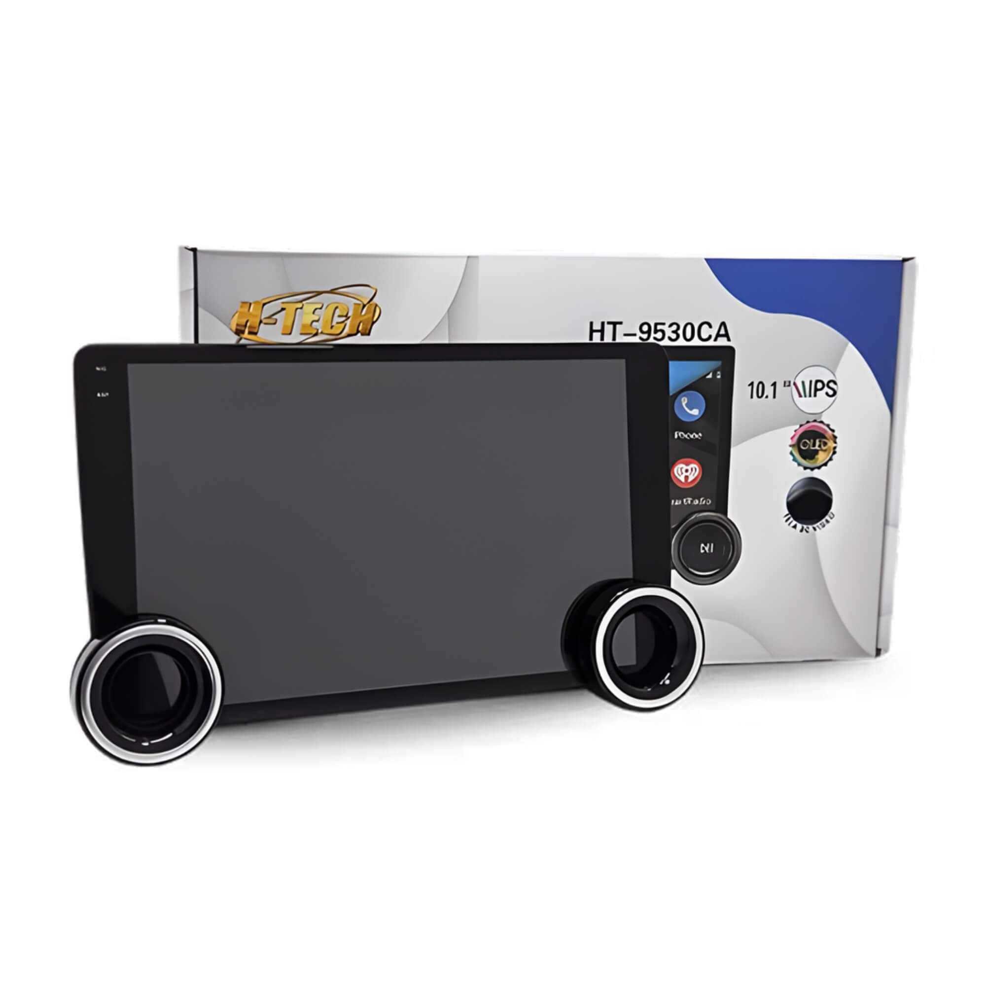 Multimídia 10" Pol Quadcore 2Gb 32Gb 4x60W RMS ESP/CP/AA S/FIO H-Tech - HT-9530C