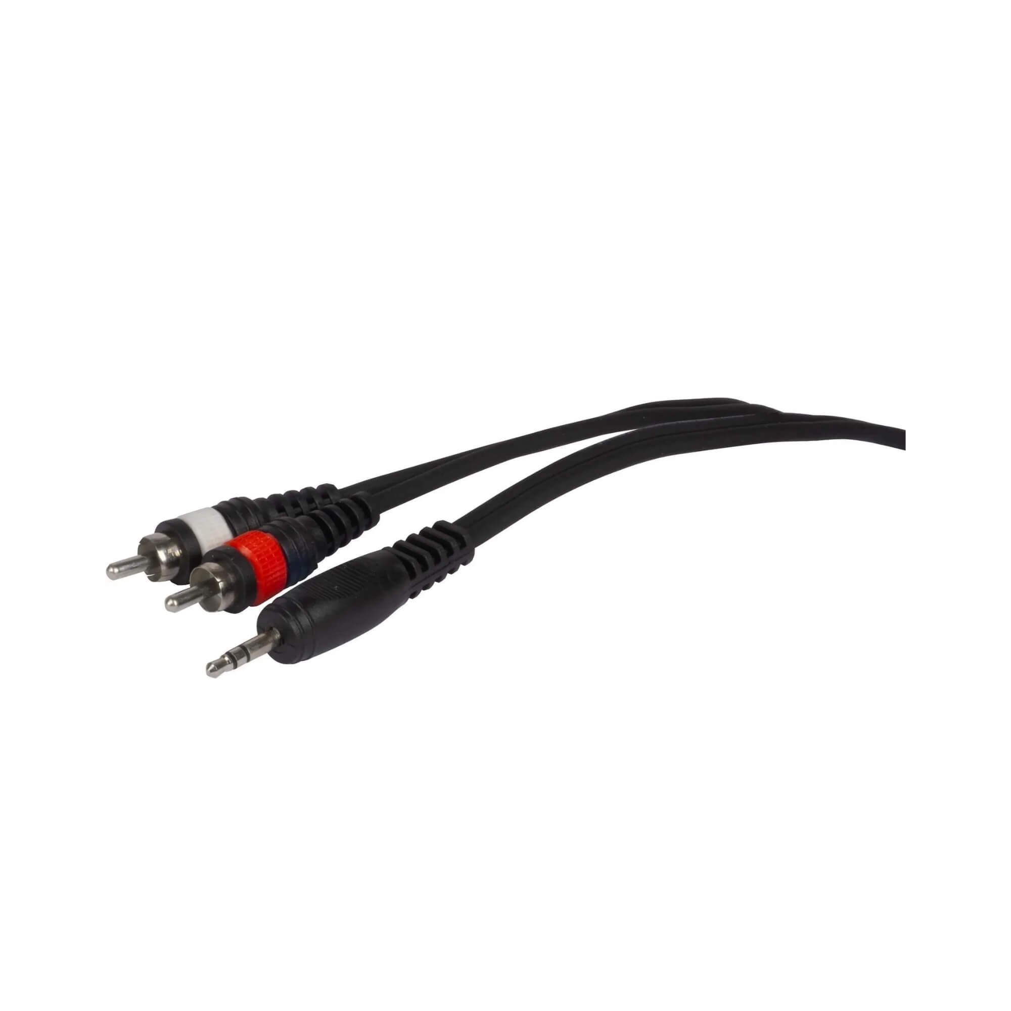 Cabo de Áudio Player 1 P2 x 2 RCA 1,2m Preto Hayonik - 0000081895