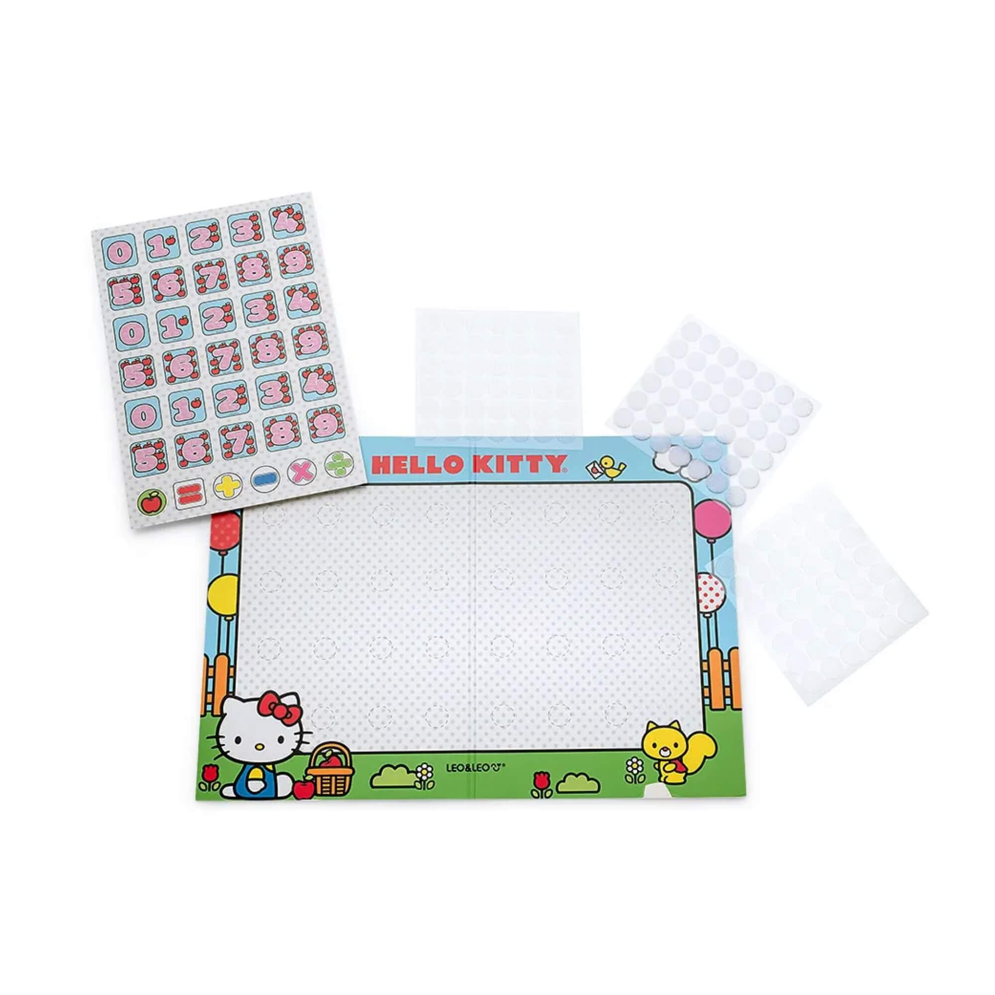 Livro 3D Aprendendo a Contar com a Hello Kitty c/ Cartela Destacável Leo&Leo Leonora - 10393