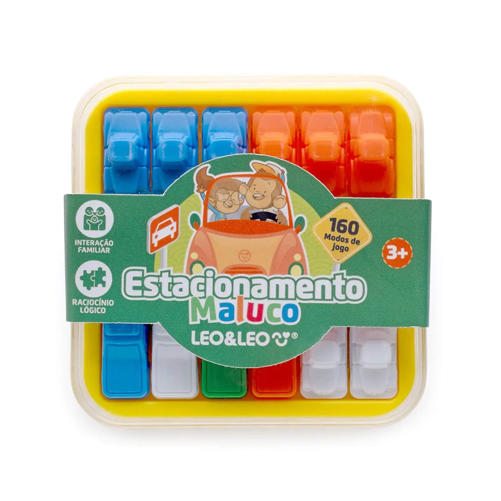 Estacionamento Maluco Jogo de Raciocínio c/ 16 Carros Display c/ 12 und Leo&Leo Leonora - 10447