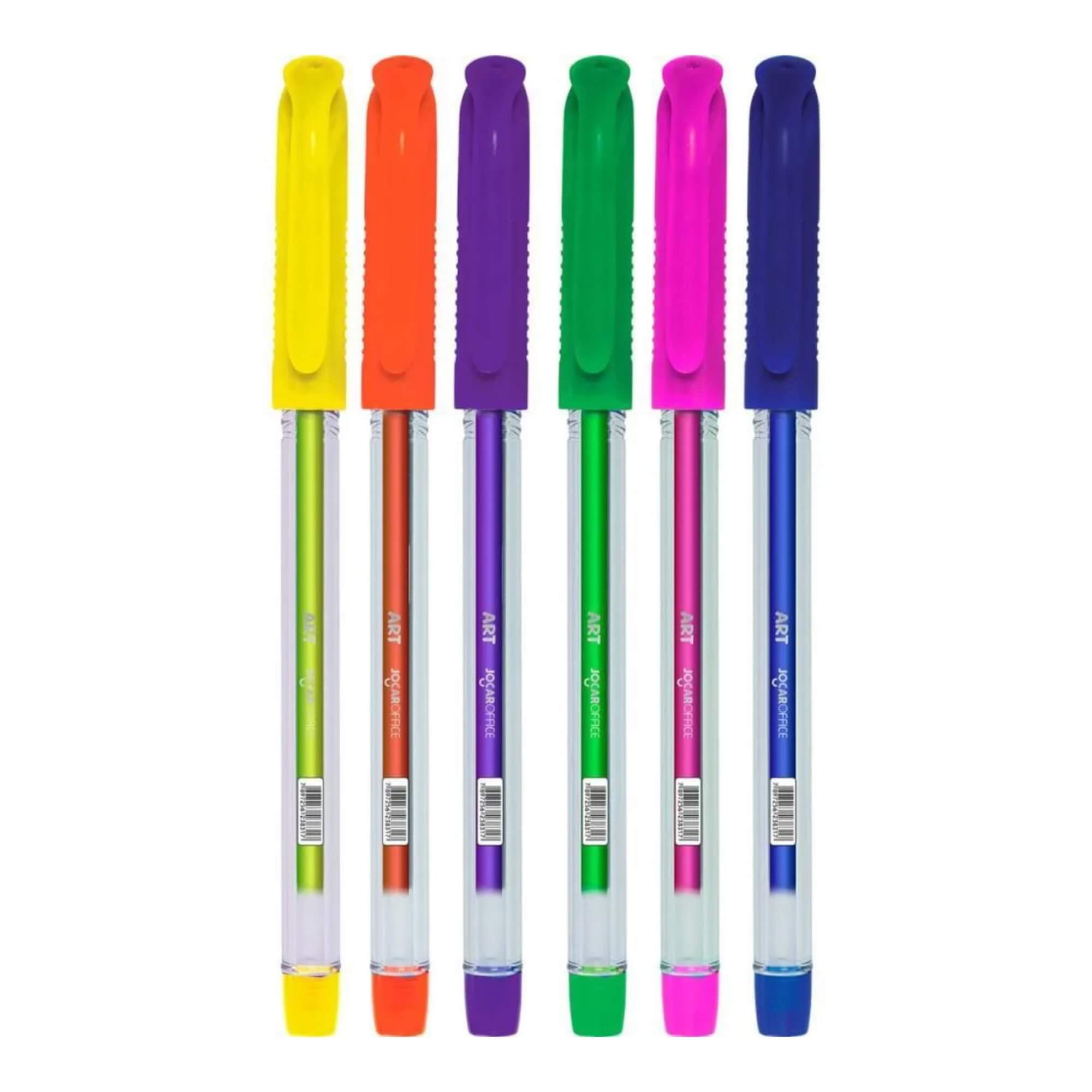 Caneta Gel Art 1.0 Neon - Dispenser com 40 Unidades Sortidas Jocar Office Leonora - 97930