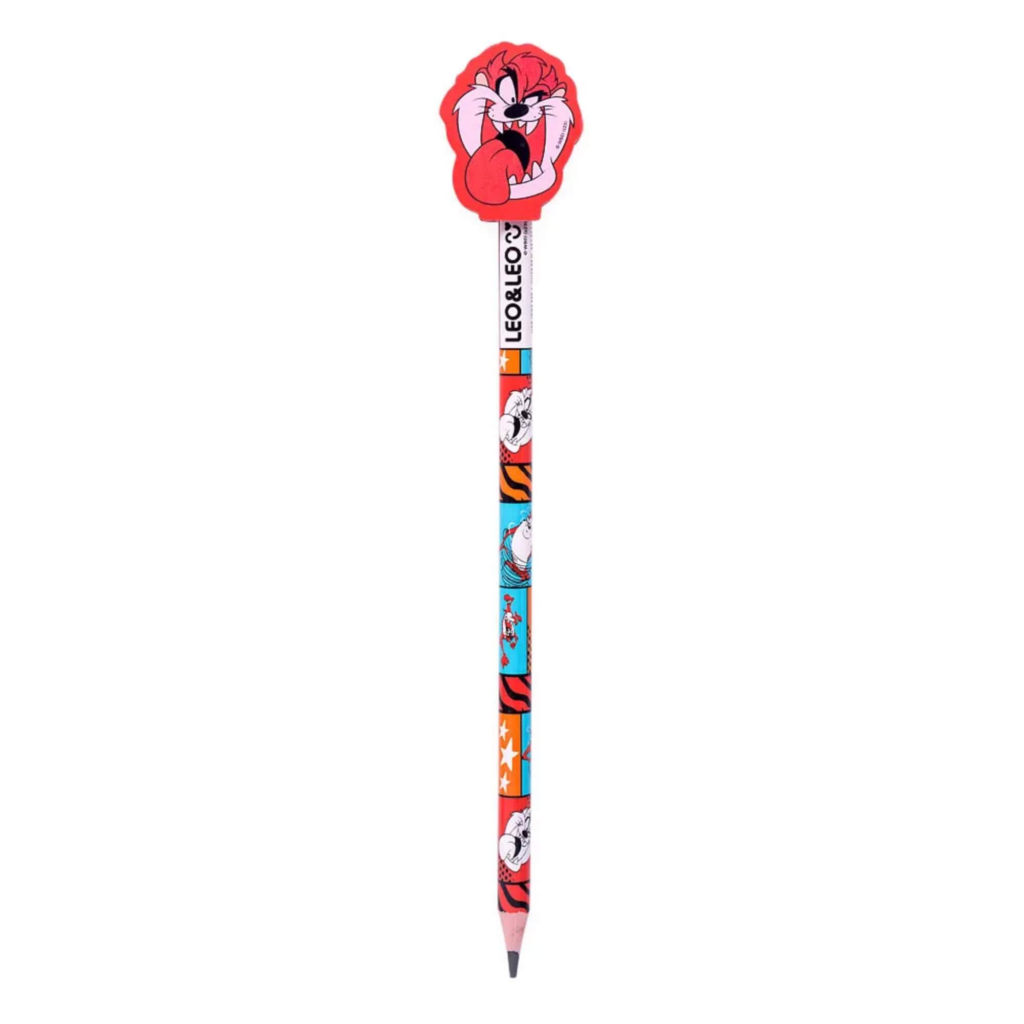 Lápis Hb com Borracha na Ponta Looney Tunes Pote c/30 Und Leo&Leo Leonora - 71627
