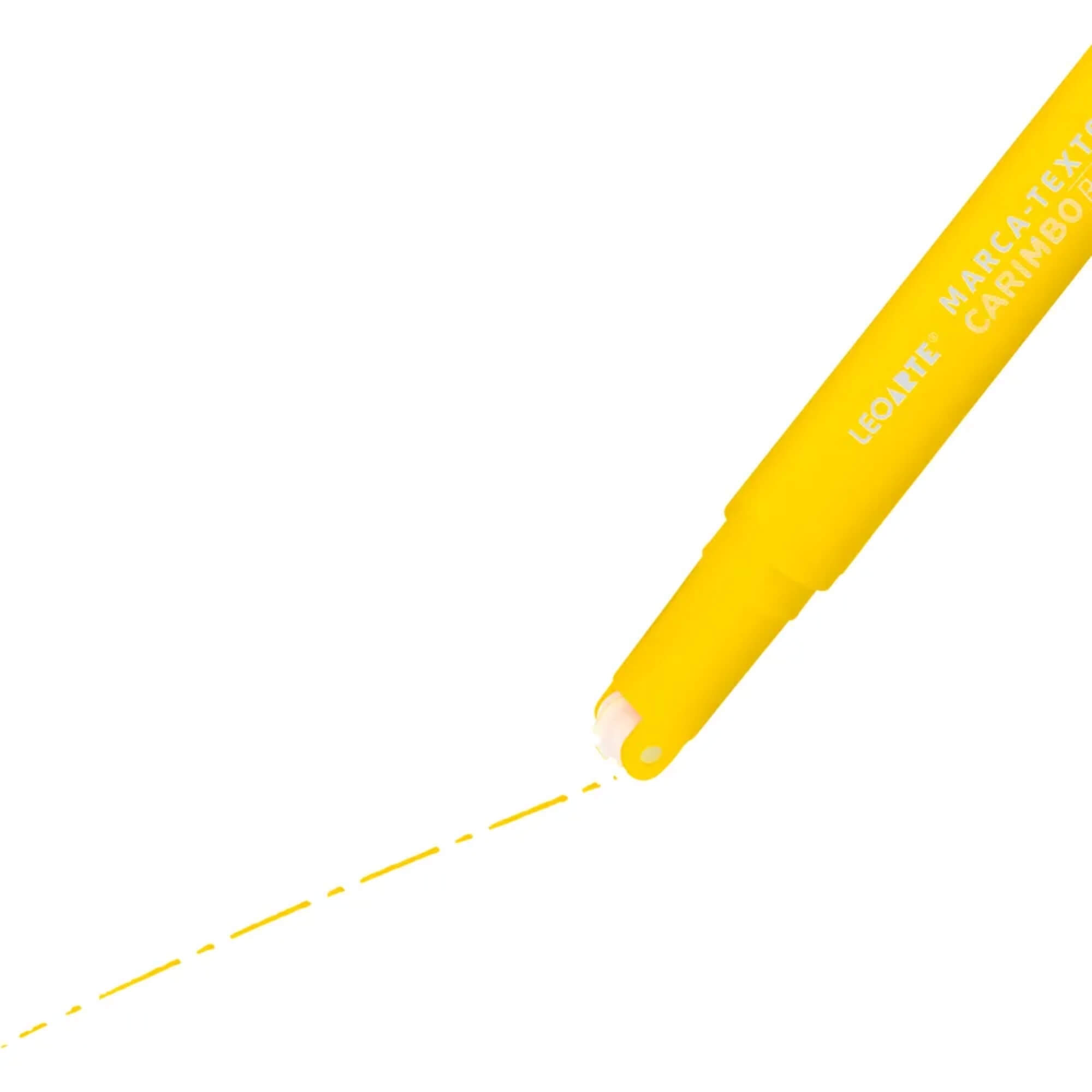 Caneta Marca-Texto Carimbo Roller Picnic 6 Cores - Display c/ 18 unidades Leoarte Leonora - 72712