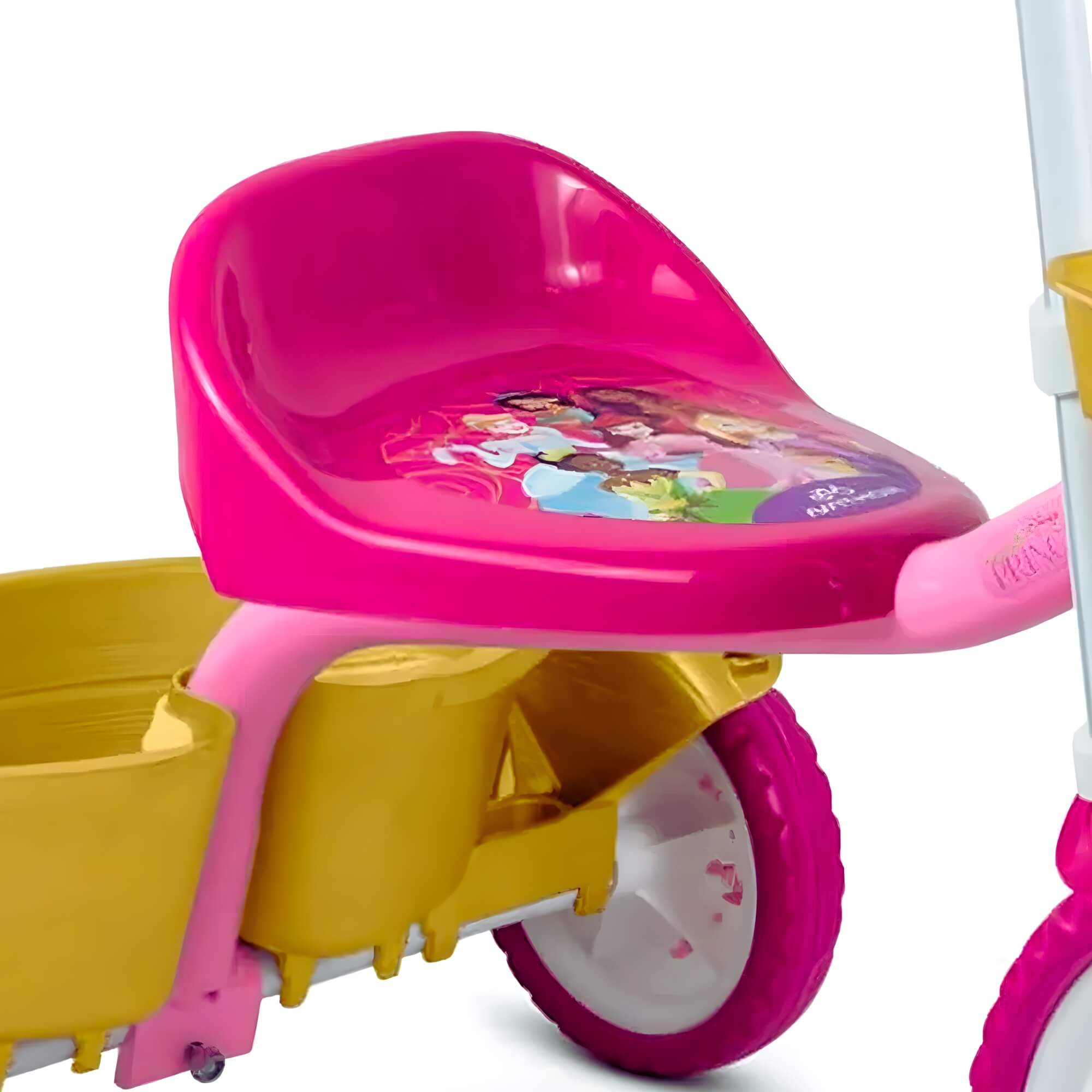 Triciclo Infantil Princesas da Disney com Cestinha Nathor - 100580160002