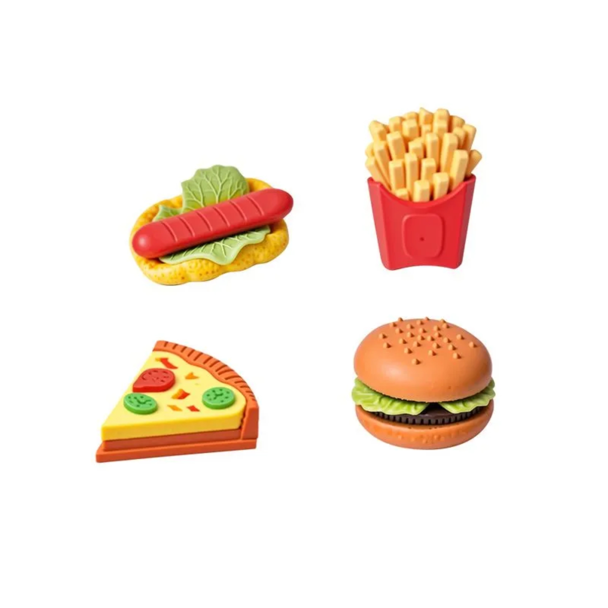 MIni Borracha Food Trends Marmitinha c/ 4 borrachas - display c/ 12 un. Leo&Leo Leonora - 10195