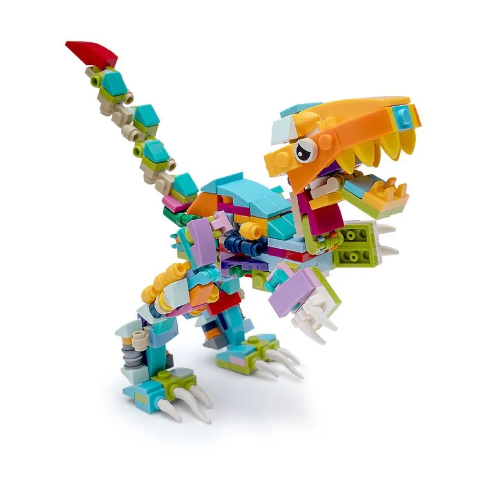 Bloco de Montar Mini Dino Display com 12 Unidades Sortidas Leo&Leo Leonora - 10391