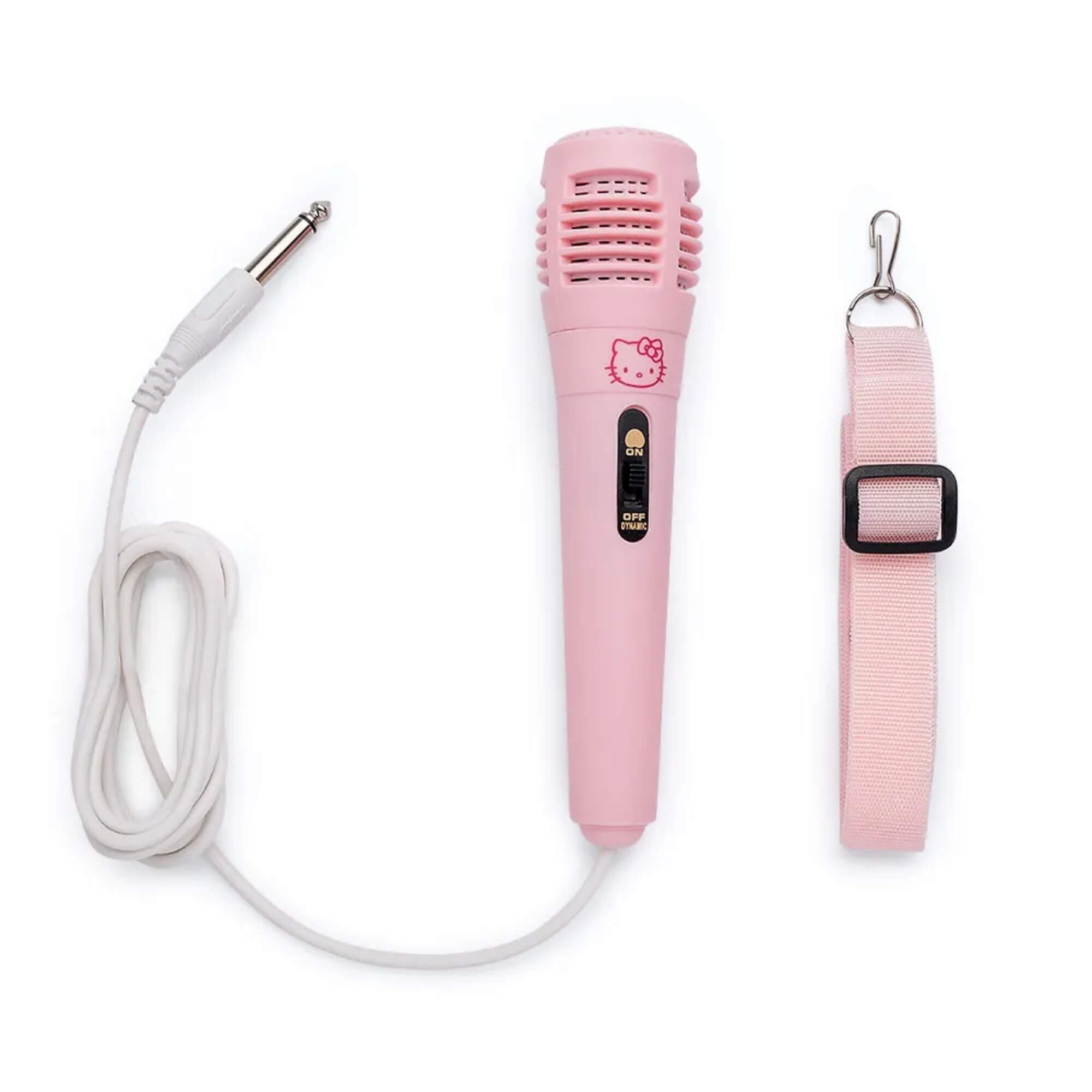 Caixa de Som Hello Kitty com Microfone Led Multimídia 60W Letron Leonora - 94508