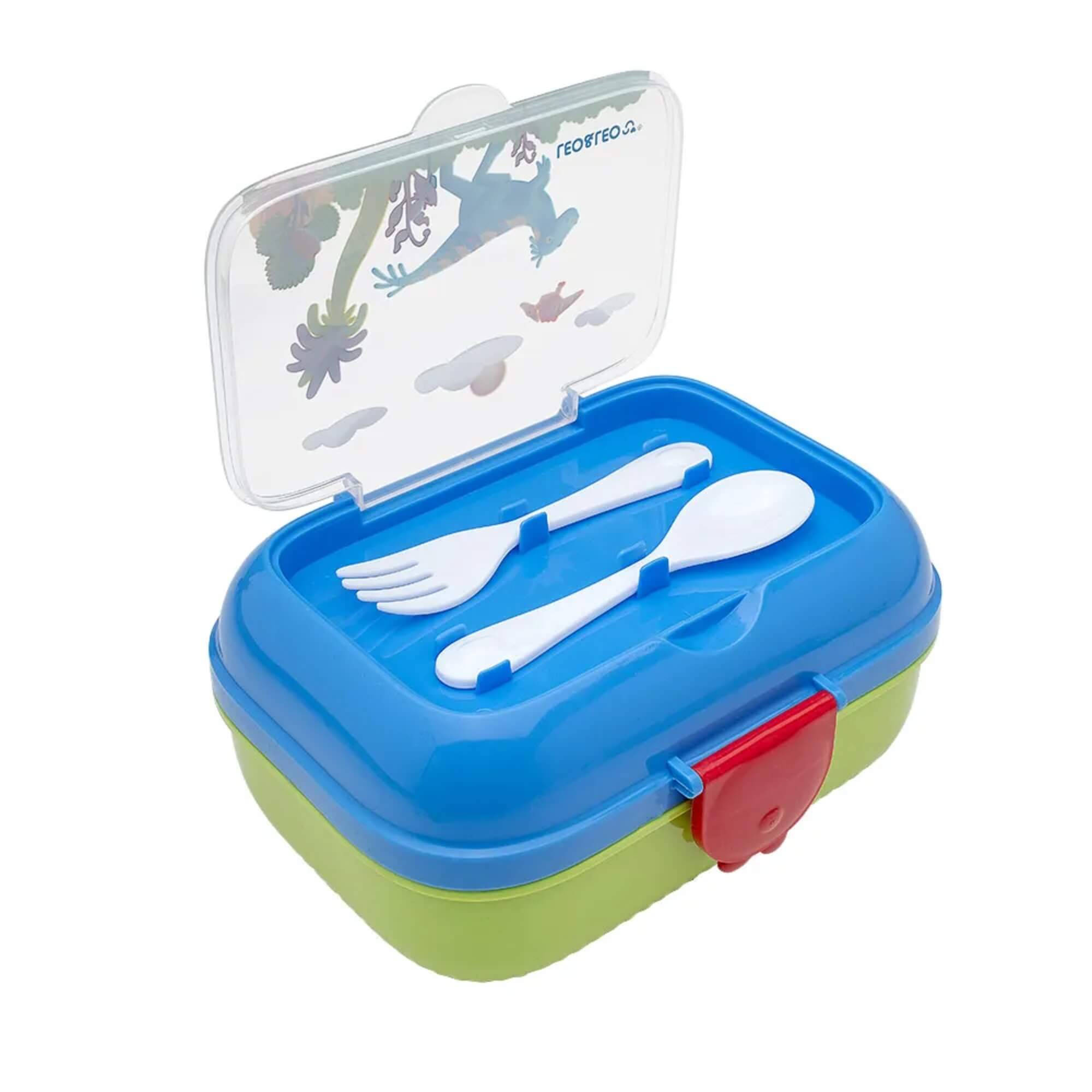 Kit Lanche Dino Garrafa Plástica 500Ml + Marmita 700Ml Leo&Leo Leonora - 97831