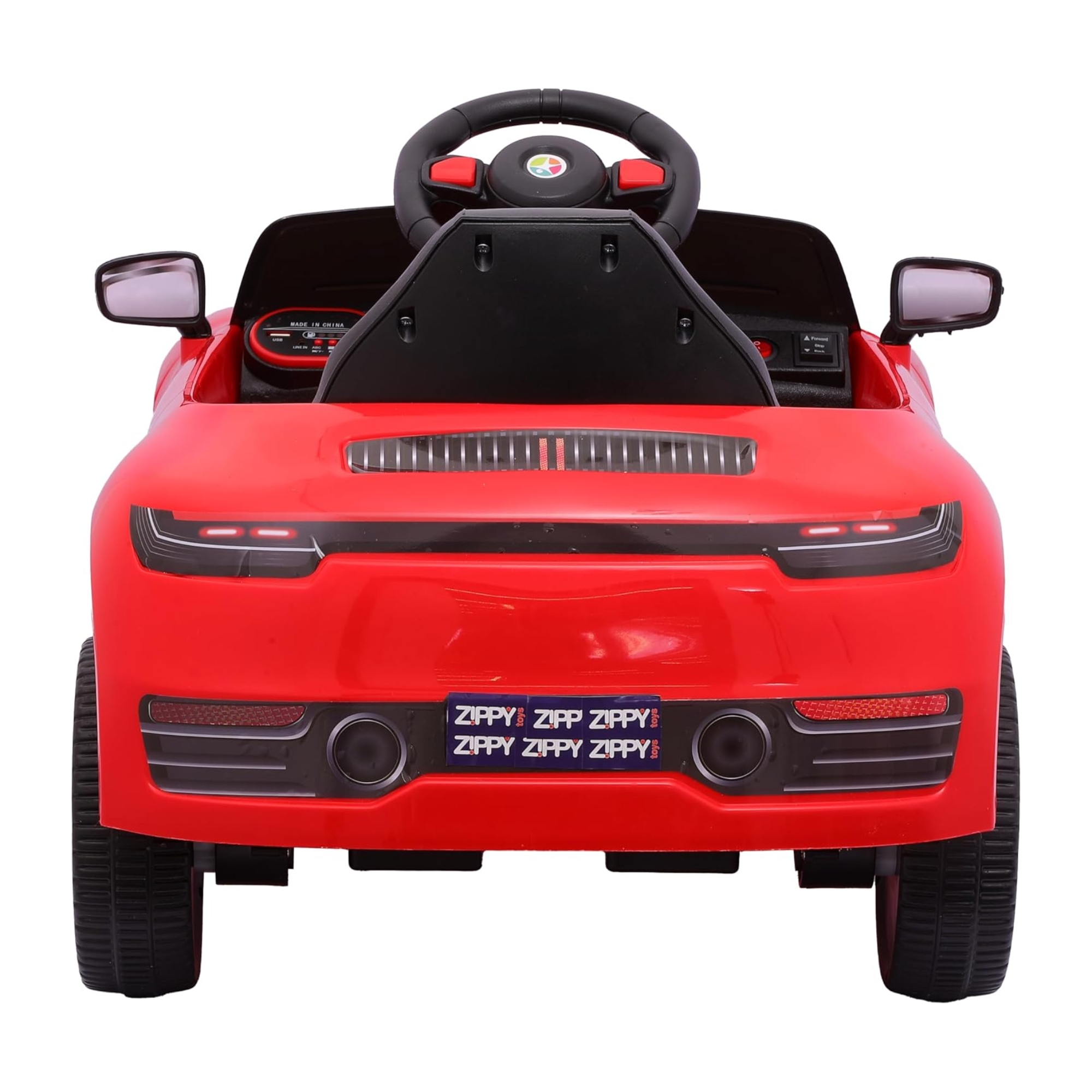 Carro Elétrico Compact Vermelho 6V C/R Zippy Toys - 11509