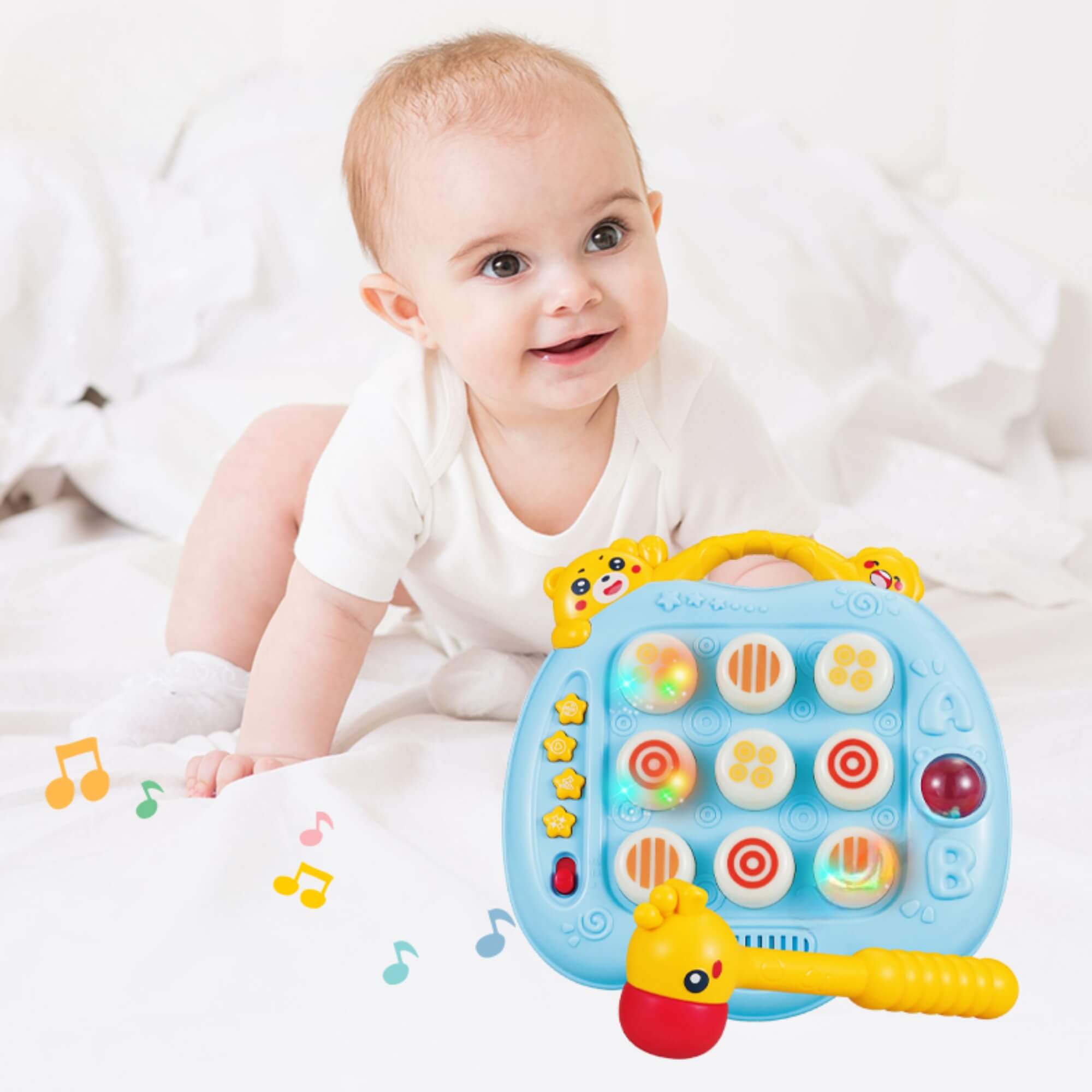 Brinquedo Infantil Game Interativo com Luz, Som e Música +12 Meses Zippy Toys - 11098