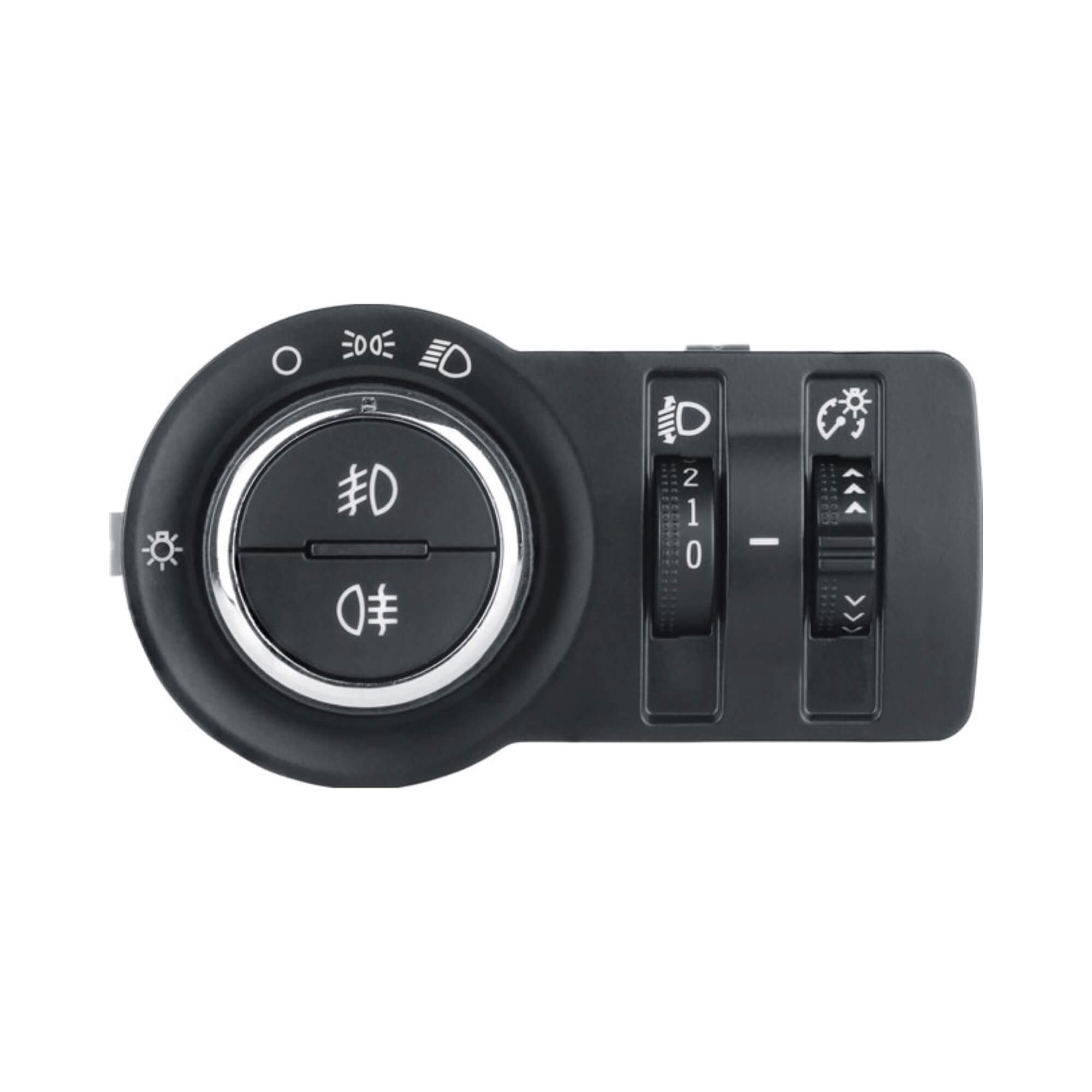 Kit S10/Trailblazer 2021 a 2024 c/ Grade, Botão Mod. Original c/ Regulagem Shocklight - SL-043410