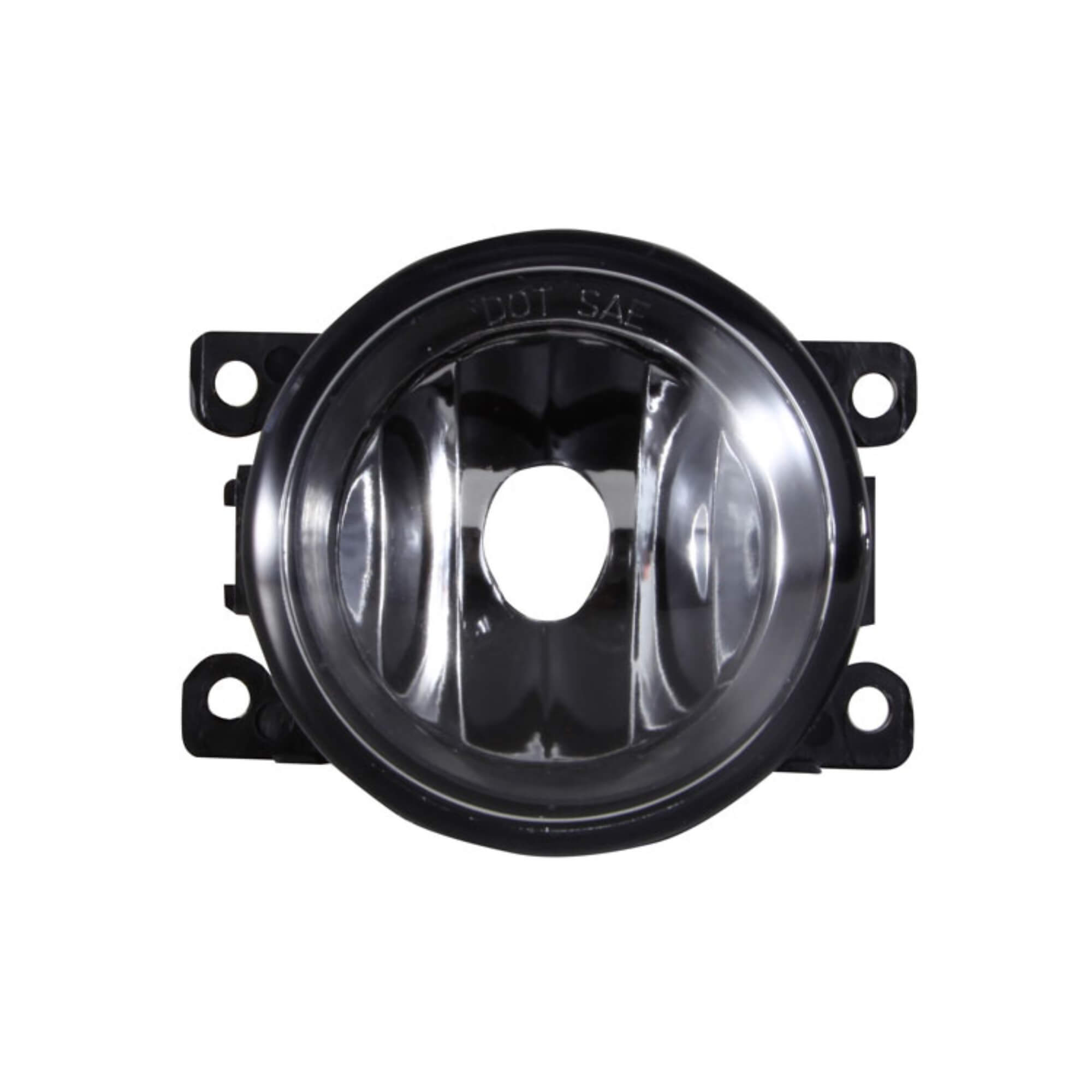 Kit Farol de Milha Citroen Cactus 2019 até 2024 Moldura Preta Botão Touch Shocklight - SL-060510